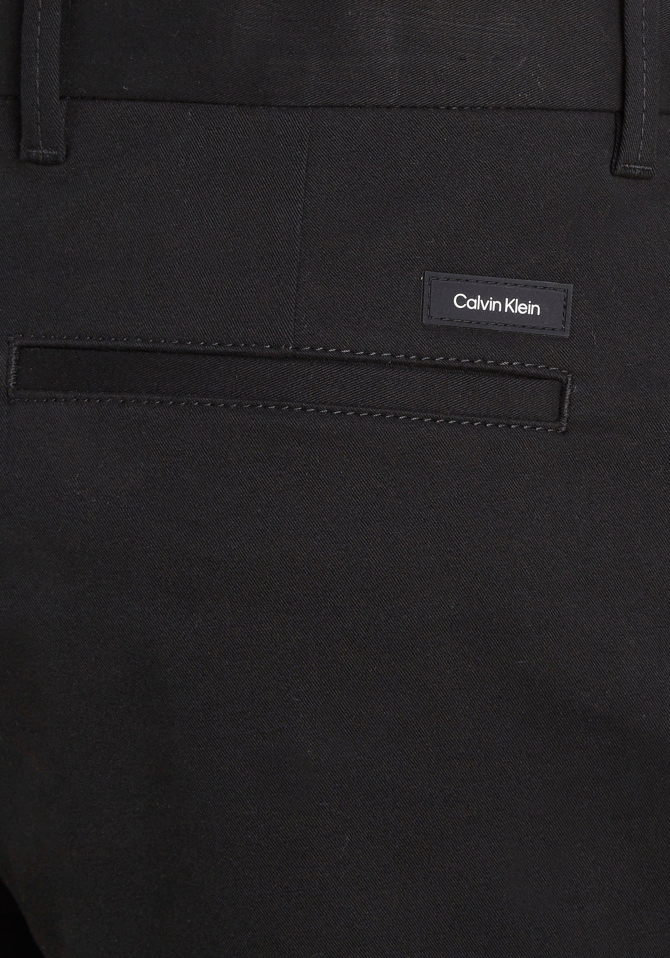 Calvin Klein Stoffhose mit schwarz34 Gürtel praktischem