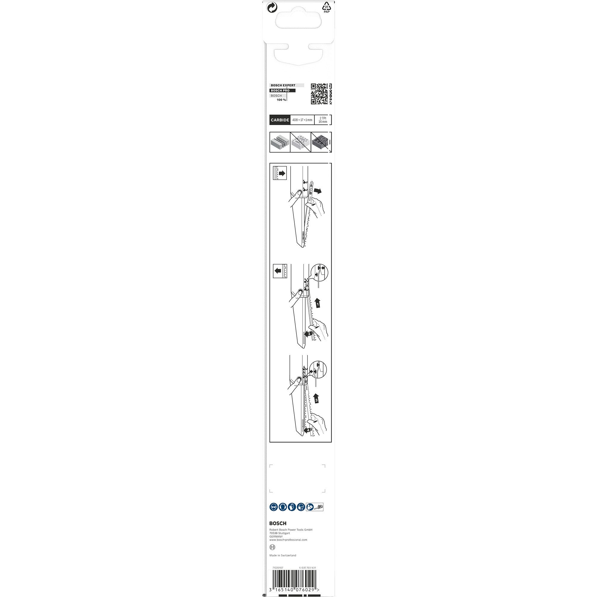 Bosch Professional Sägeblatt Bosch Professional PRO Aerated Concrete