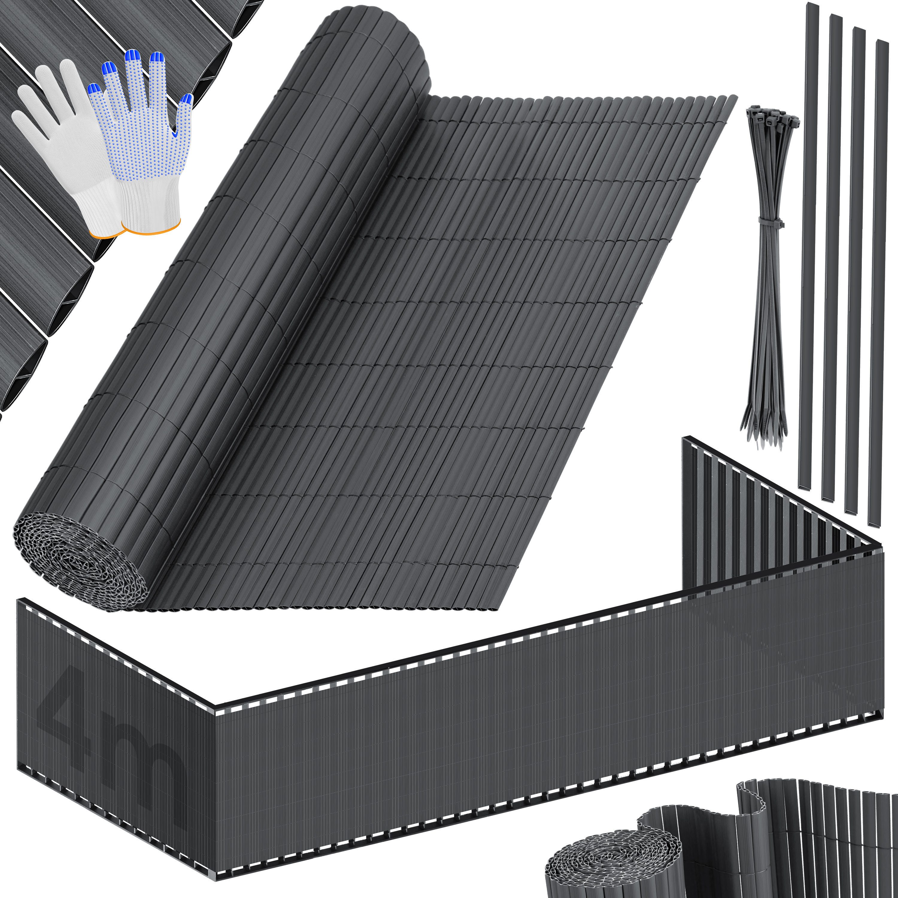KESSER Полосы конфиденциальности, PVC Sichtschutzmatte Balkonverkleidung Windschutz Sichtschutzzaun