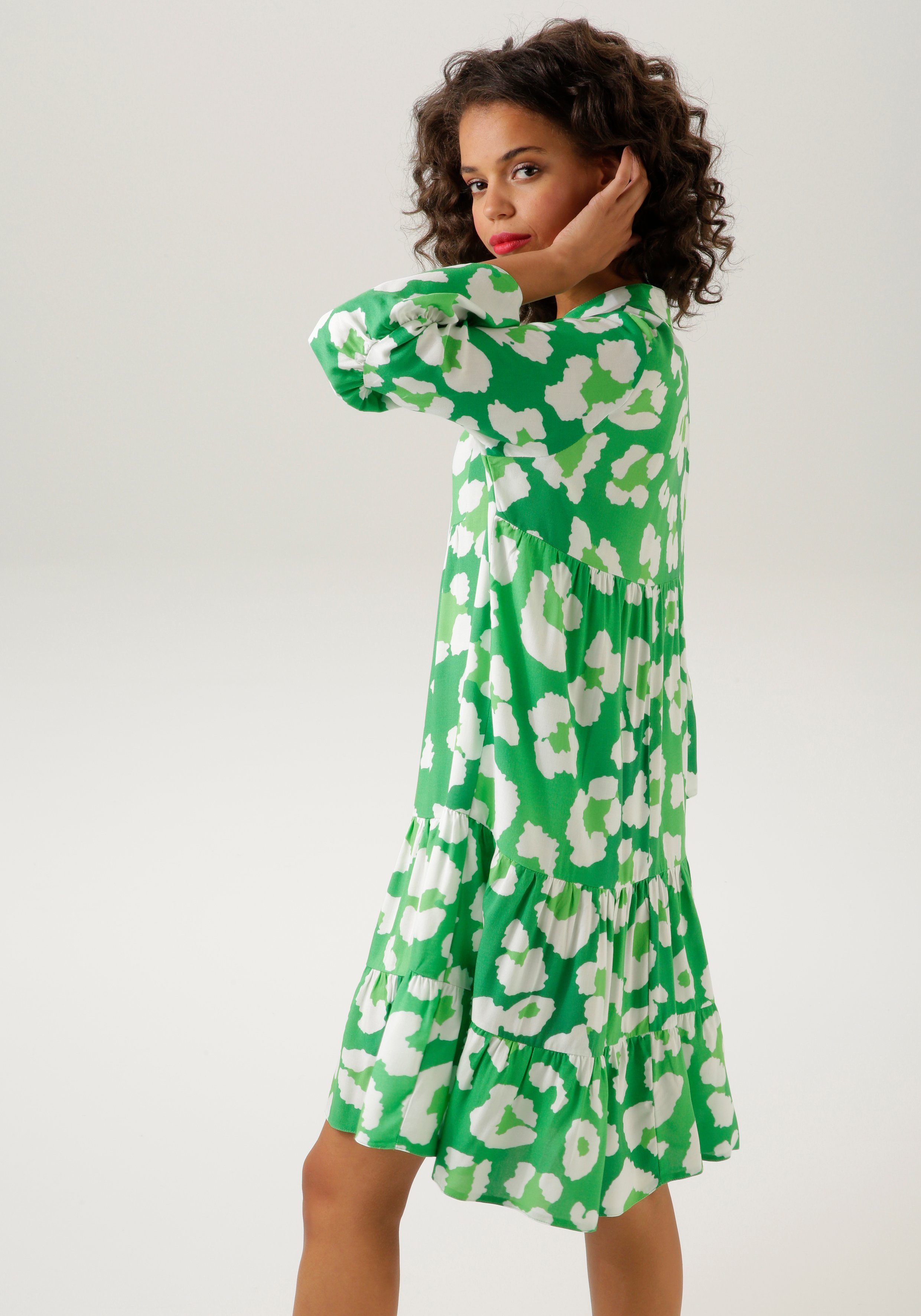 Aniston CASUAL Tunikakleid mit farbenfrohen, graphischen günstig online kaufen