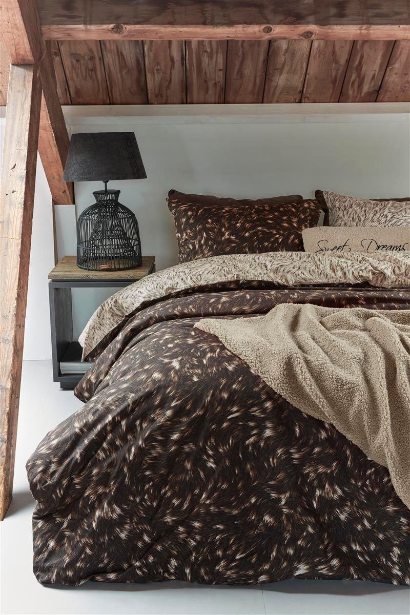 Rivièra Maison Bettwäsche Rivièra Maison Fauxy Fur, Renforcé, 2 teilig