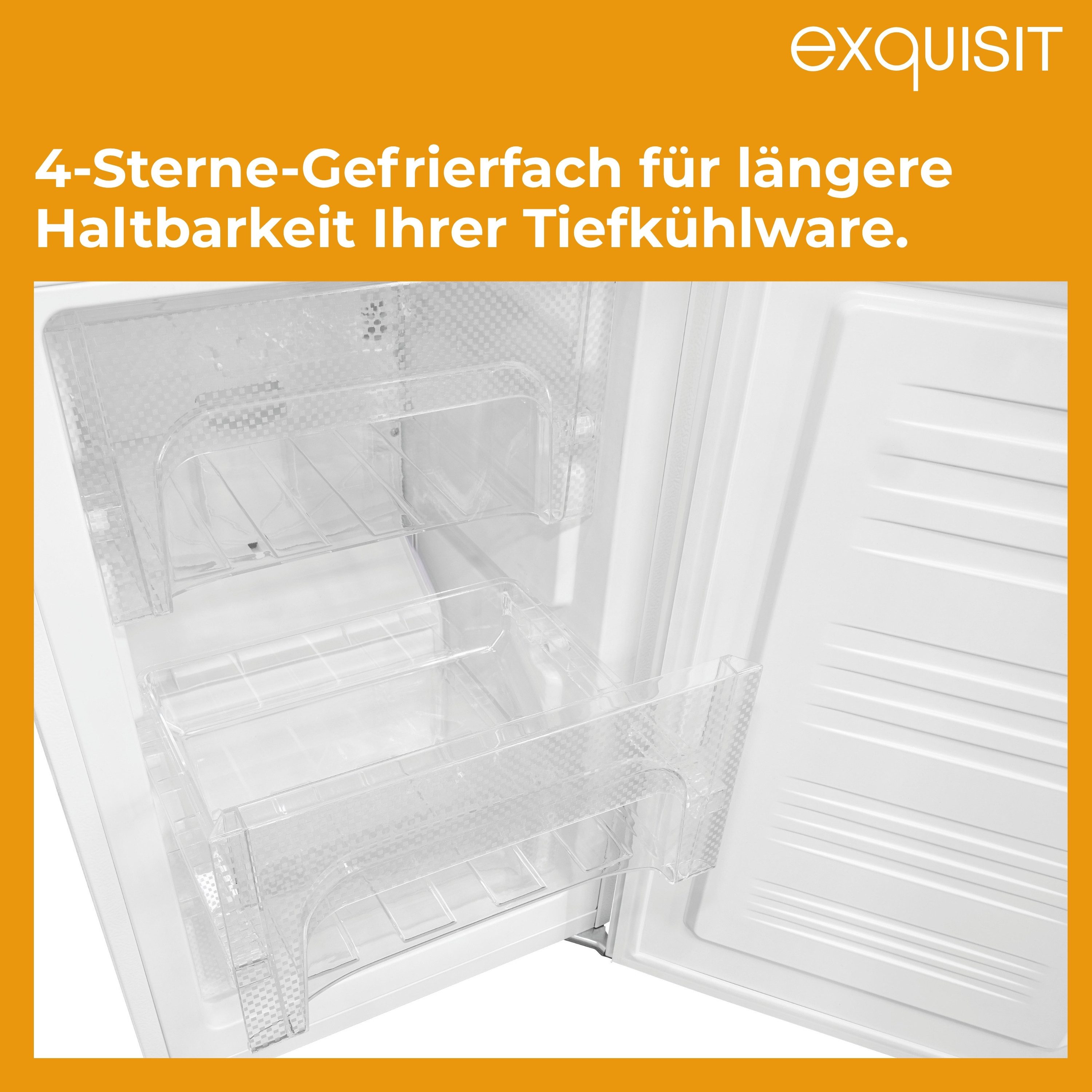 exquisit Kühl-/Gefrierkombination KGC5195-65-NF-330E, 157.5 cm hoch, 48.5 cm breit, No-Frost-Technik, LED-Beleuchtung, wechselbarer Türanschlag – Bild 5 von 5