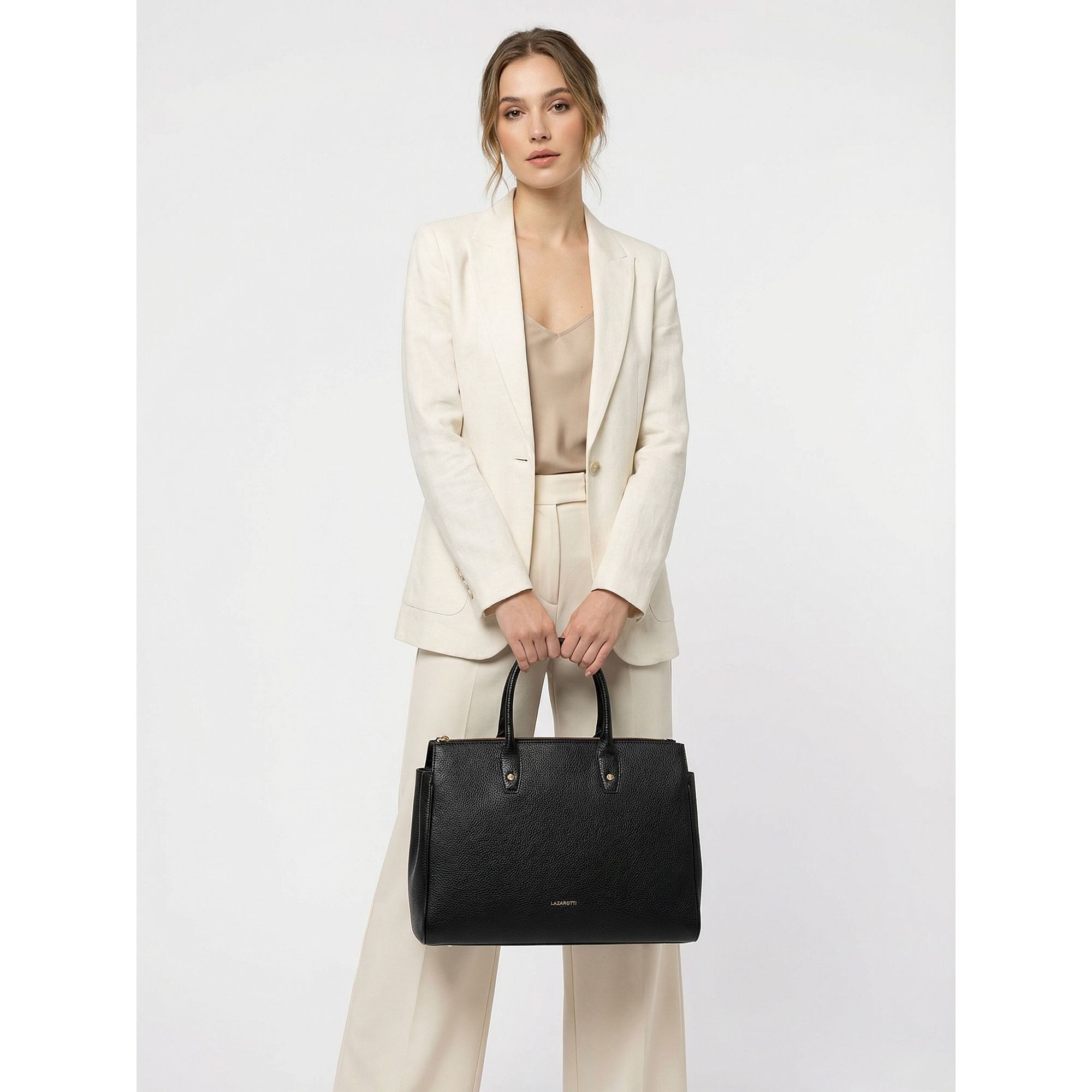 Lazarotti Henkeltasche Bologna Leather, Leder