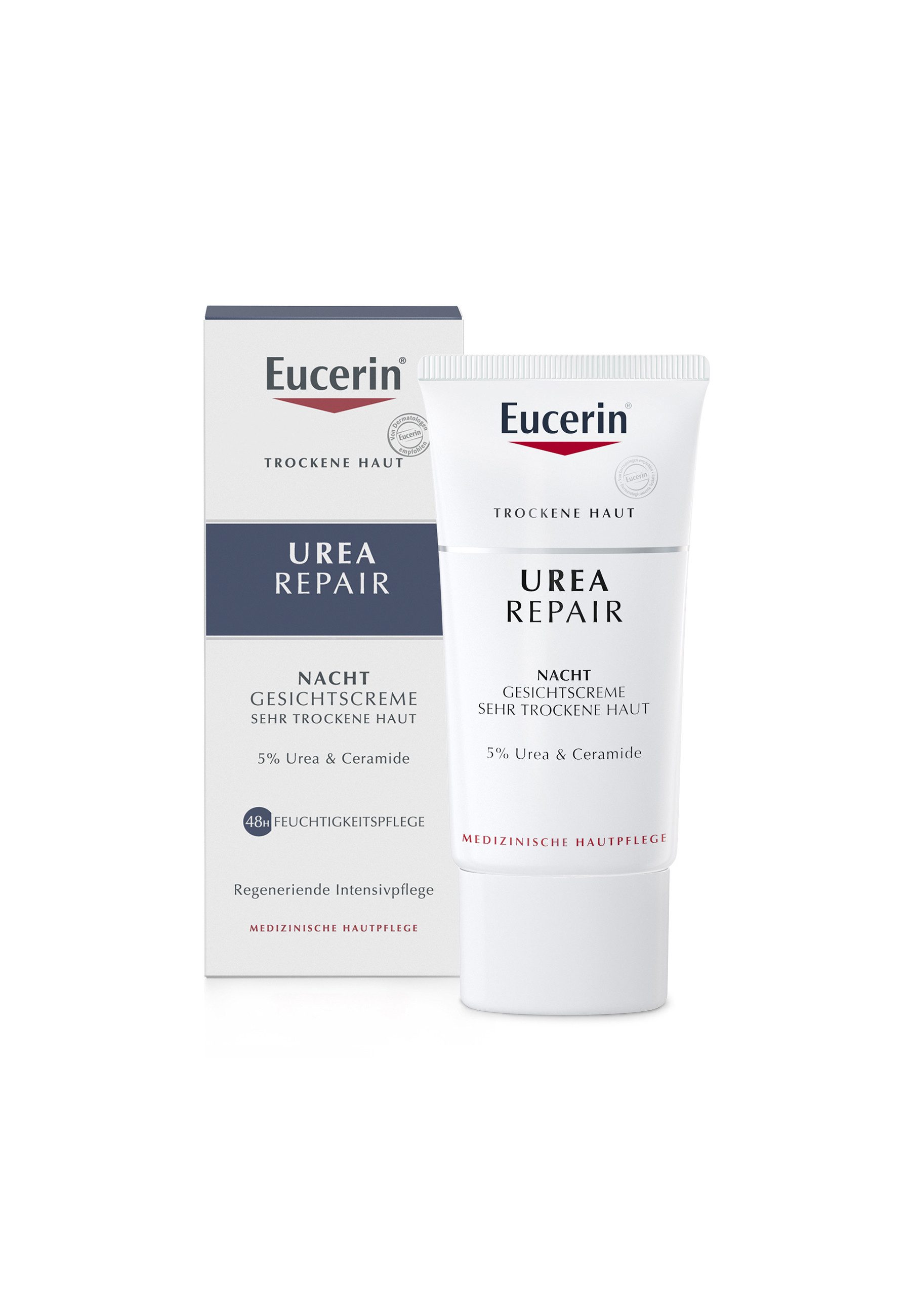 Eucerin Gesichtspflege UreaRepair Nacht Gesichtscreme 5%, 1-tlg.