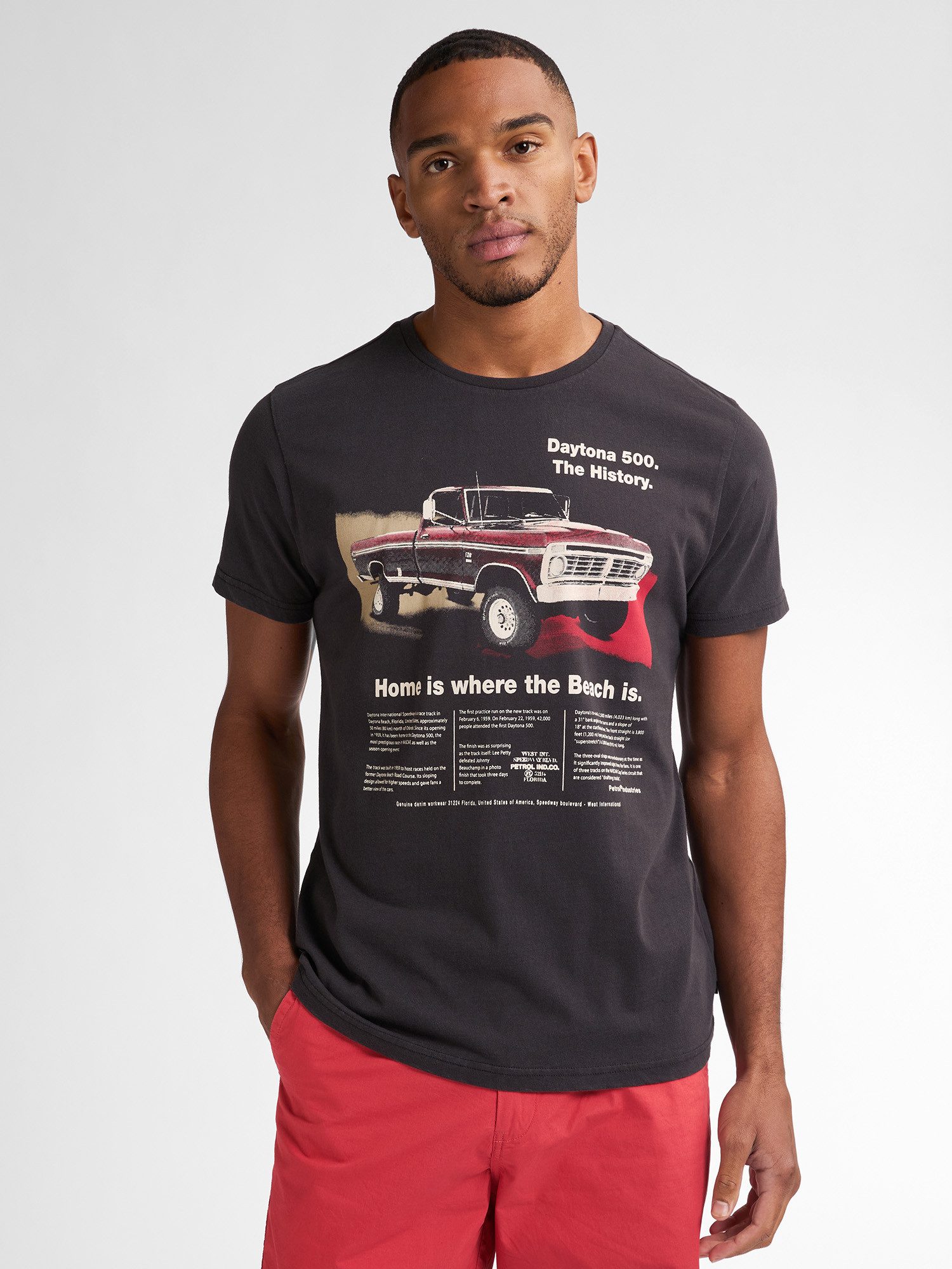 Petrol Industries T-Shirt Lido mit Aufdruck