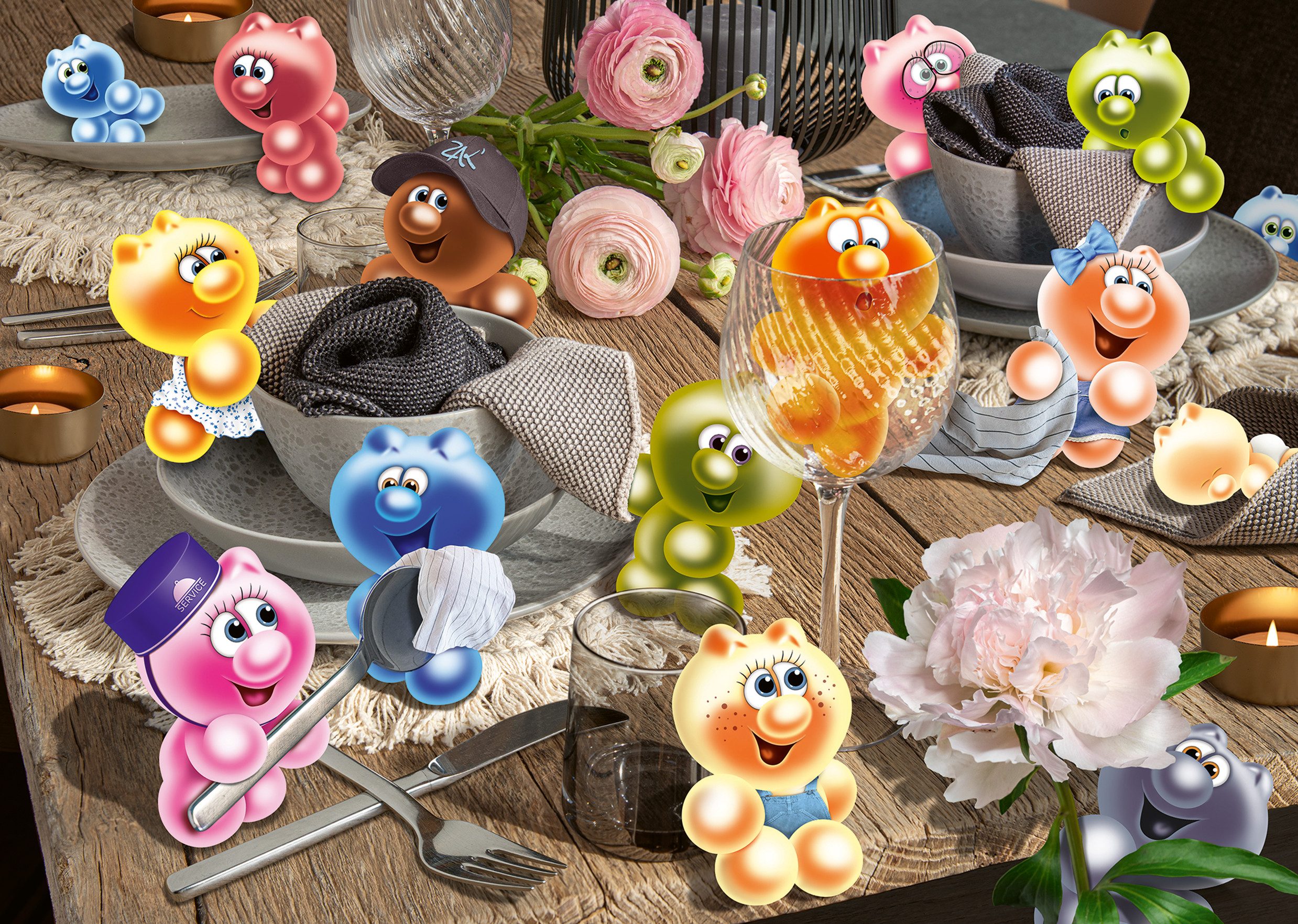 Ravensburger Puzzle Gelini decken den Tisch, günstig online kaufen
