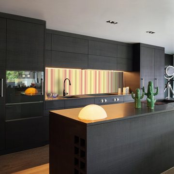 wandmotiv24 Küchenrückwand Pastell Muster, (1-tlg), Premium Hartschaum Nischenrückwand in versch. Größen
