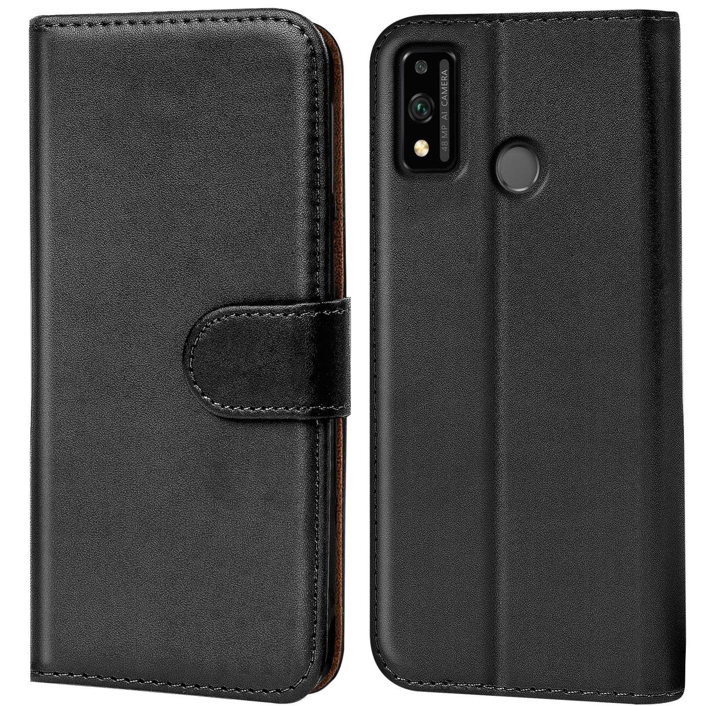CoolGadget Handyhülle Wallet Klapp Tasche Book Case für Honor 9X Lite 6,5 Zoll, Hülle Klapphülle Flip Cover Etui Schutzhülle