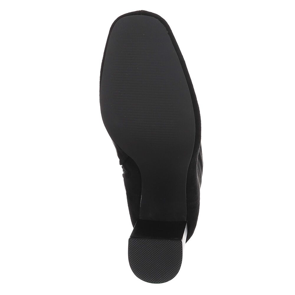 Ital-Design Damen Stiefelette mit Blockabsatz und schmalem Schaft Stiefelette (92268956) Blockabsatz Stiefeletten in Schwarz – Bild 3 von 5