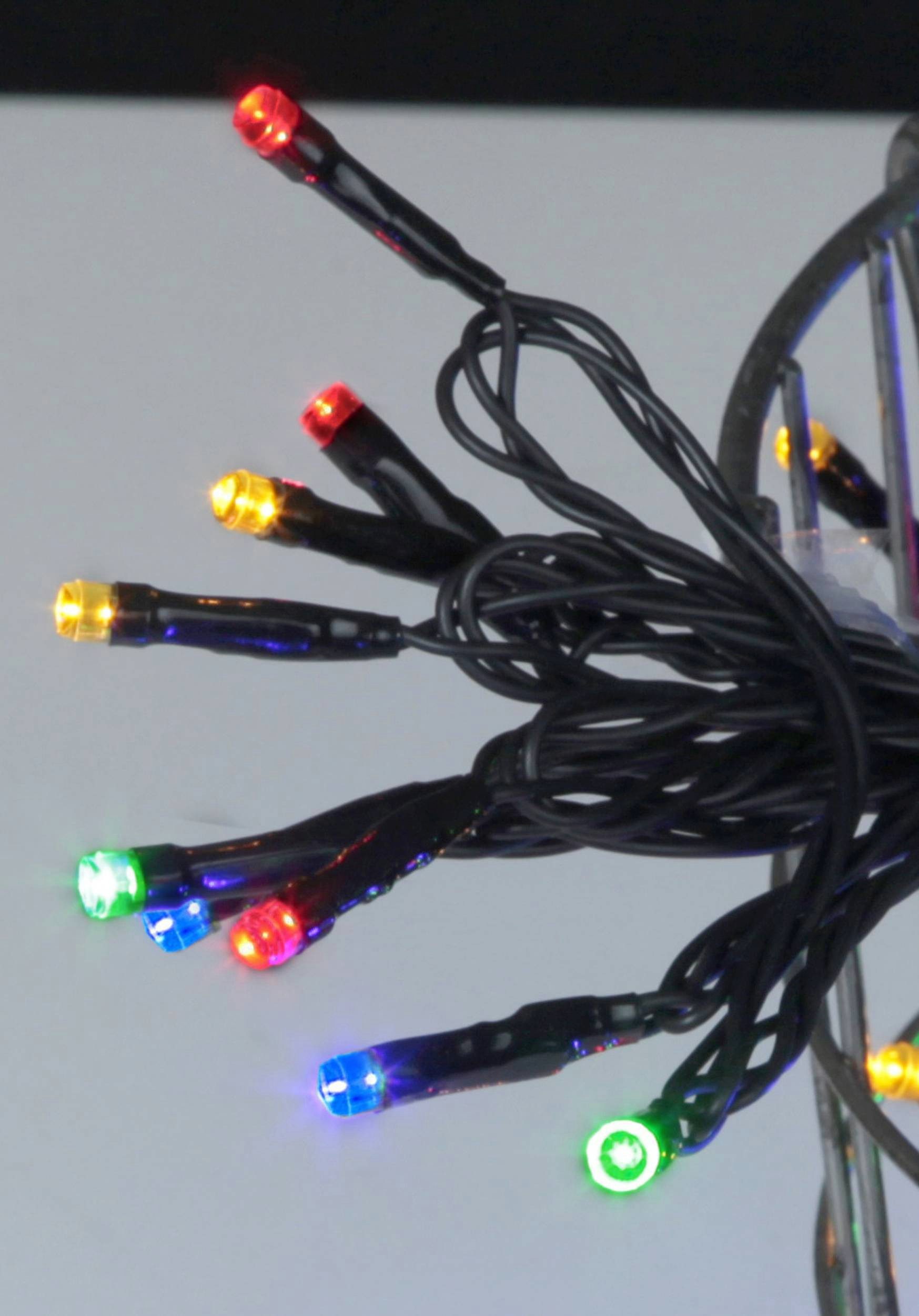 EGLO LED-Lichterkette SERIE LED - Weihnachtsdeko - Beleuchtung - Winterdeko, 160-flammig, Lichterkette, bunte Außenbeleuchtung, mit Kabel, 16 m