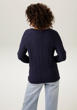 Aniston CASUAL Strickpullover im trendigem Muster-Mix - NEUE KOLLEKTION