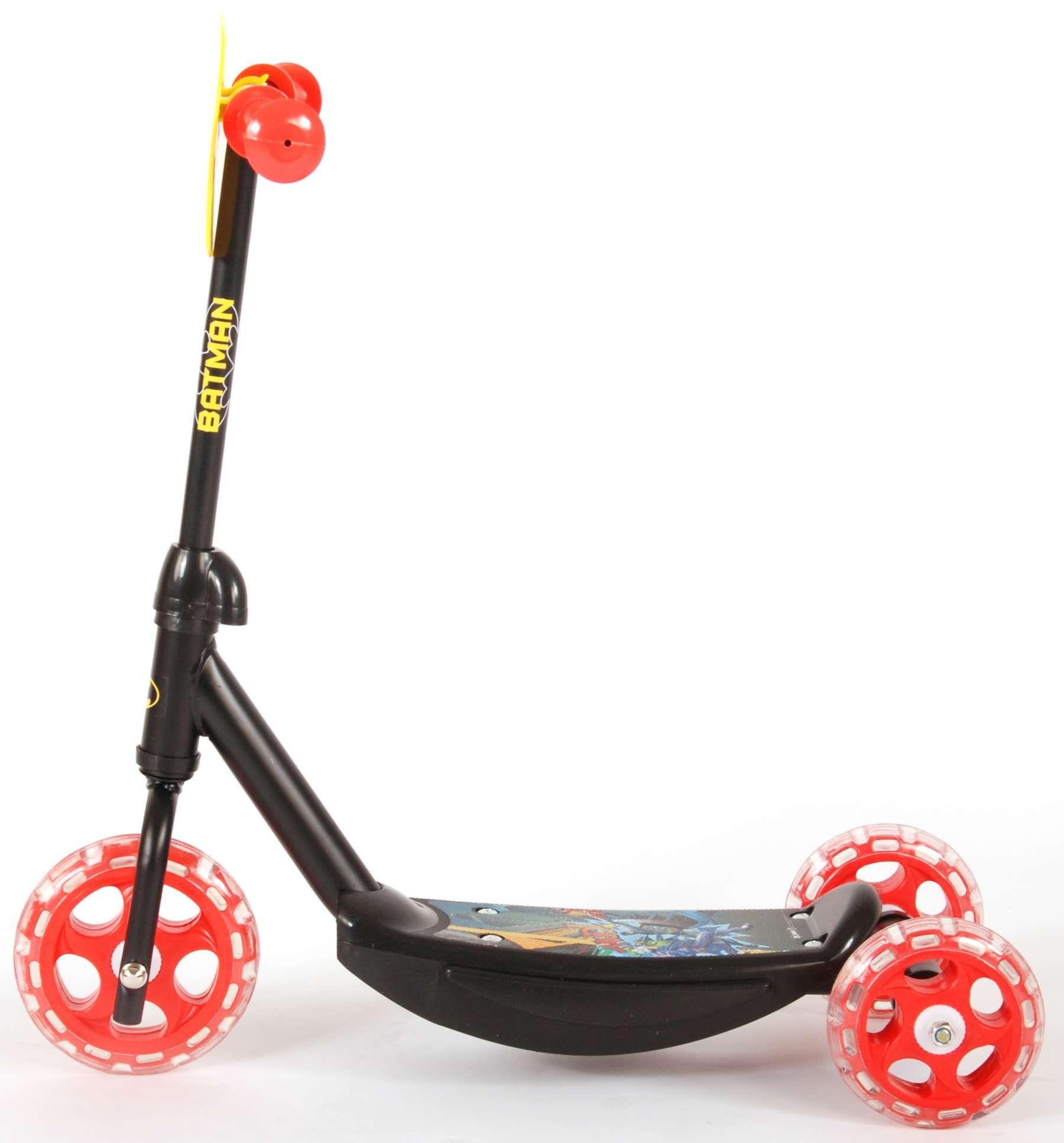 Roller Dreiradscooter - Kinder TPFSports Räder, zu 85% rutschfeste Dreiradscooter mit für Sicherheitsgriffe), mit Kinder 3 Dreiradscooter DC Kunststoffreifen zusammengebaut Batman (neutraler