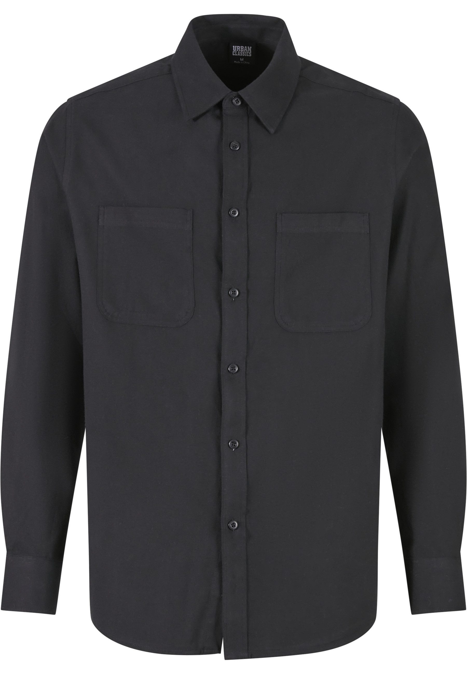 URBAN CLASSICS Flanellhemd Urban Classics Herren Flanell Shirt (1-tlg)