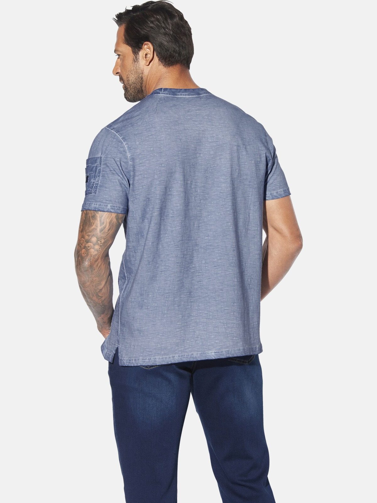 Jan Vanderstorm T-Shirt HELGO mit großem Nordic-Print günstig online kaufen