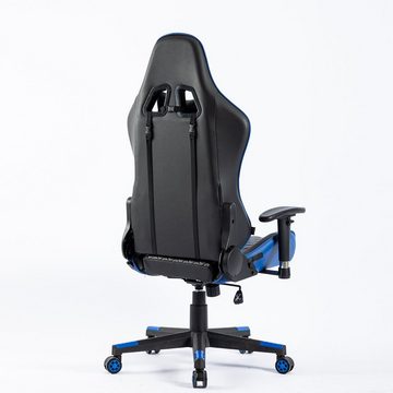 Seven Comfort Gaming-Stuhl Ergonomischer Gaming Stuhl (Professioneller Gamingstuhl), Höhe und Neigungswinkel verstellbar, Ergonomischer Rahmen