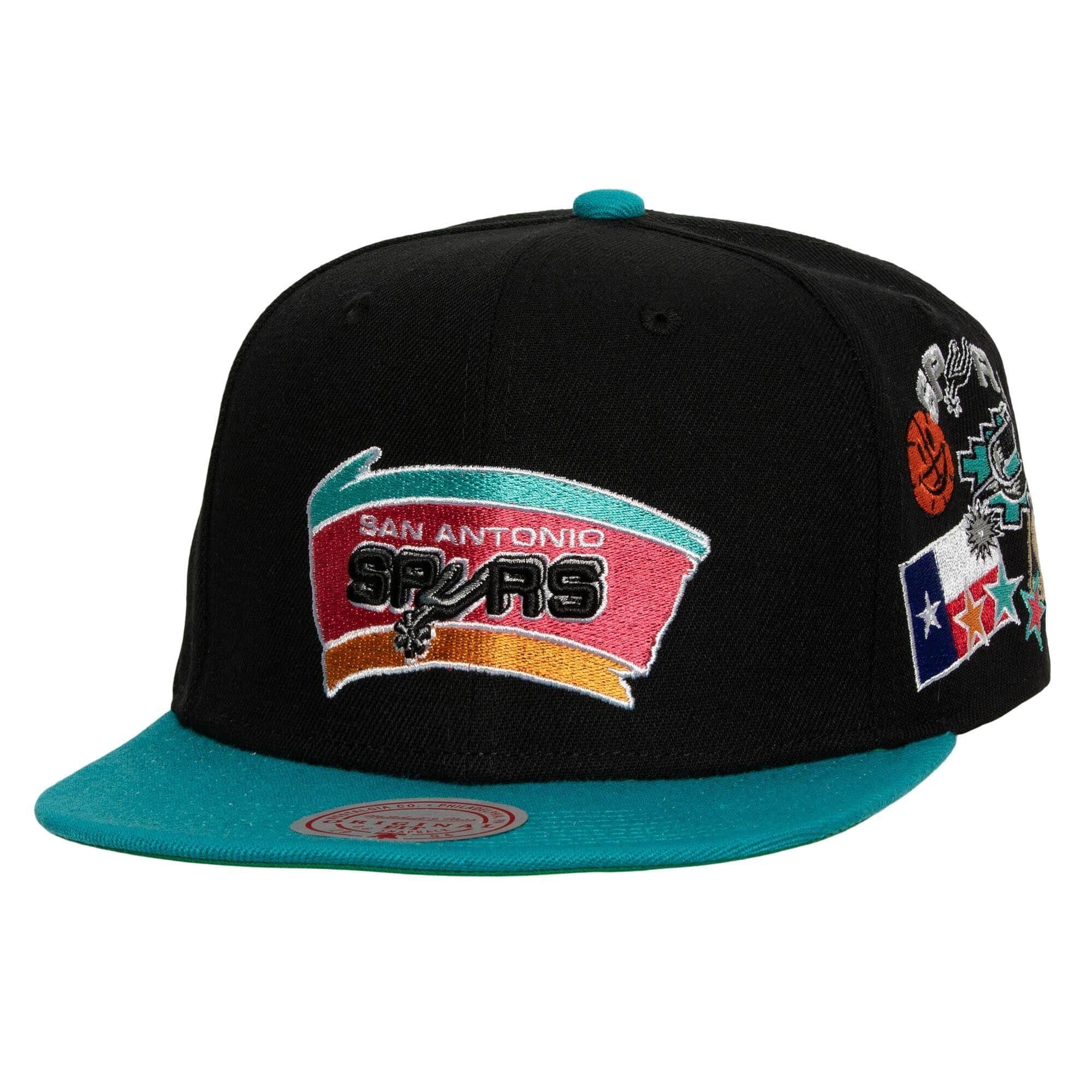Casquette Snapback NBA Mitchell & Ness - Finales 2017, Édition Limitée, Patch Rare