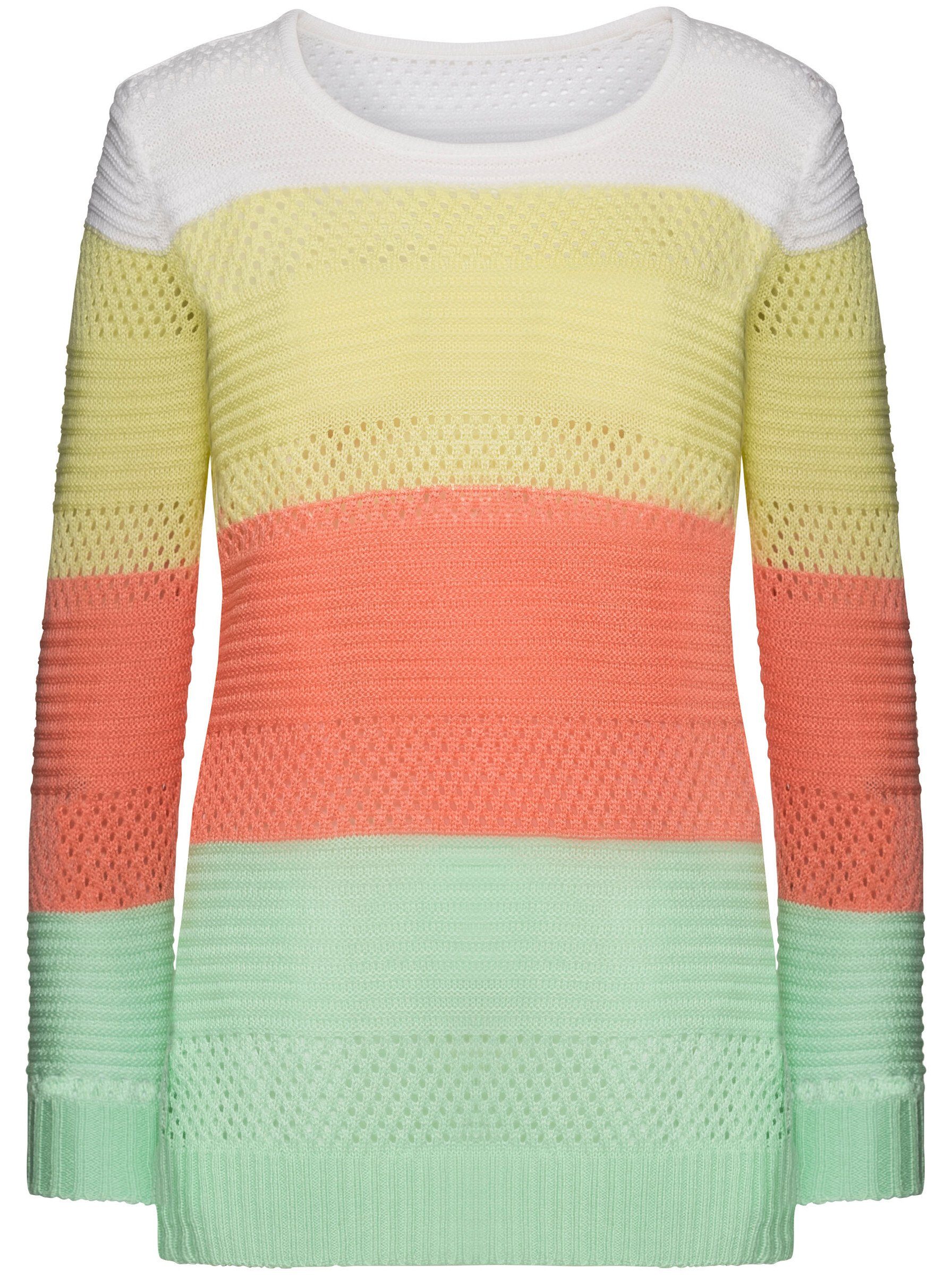 Sieh an! Strickpullover Rundhalspullover günstig online kaufen