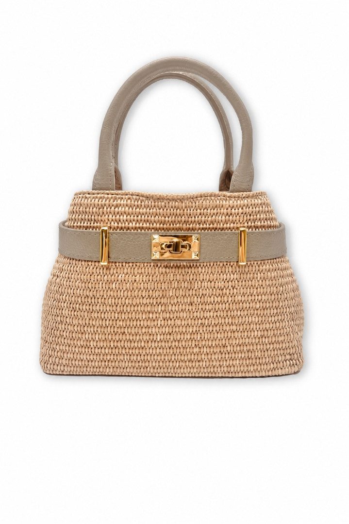 CASSANDRA Handtasche Trachtentasche - ARENCA - cappuccino, bordeaux, menta
