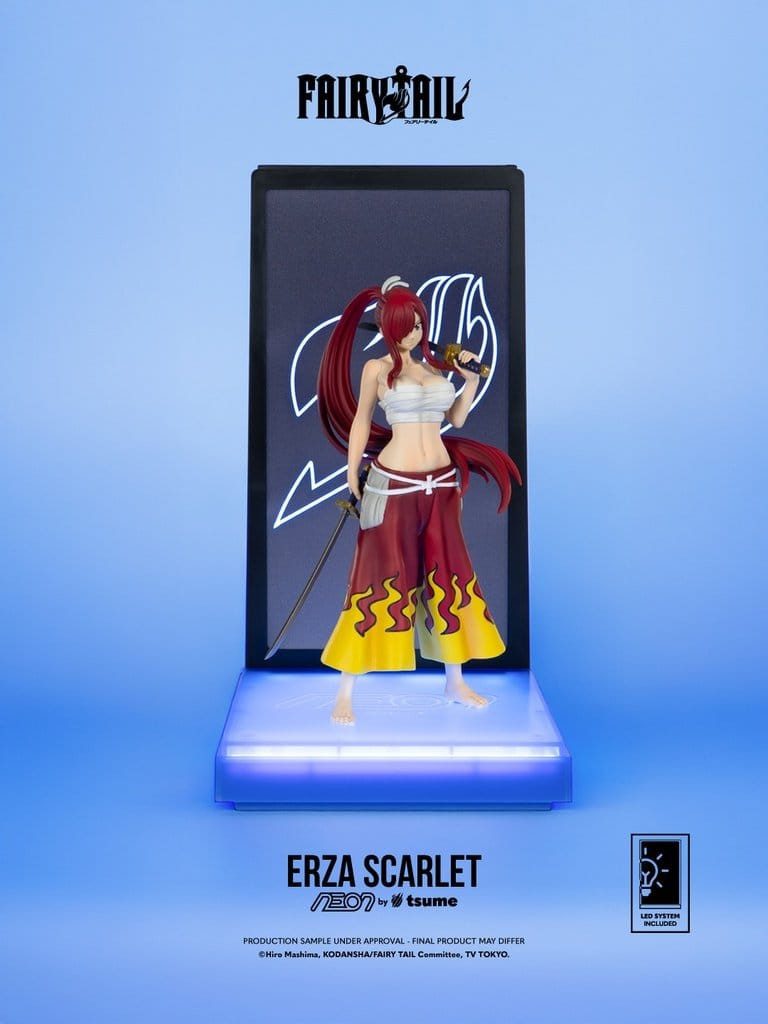 Tsume Art Merchandise-Figur Fairy Tail Neon Figur 1/9 Erza Scarlet 25 cm