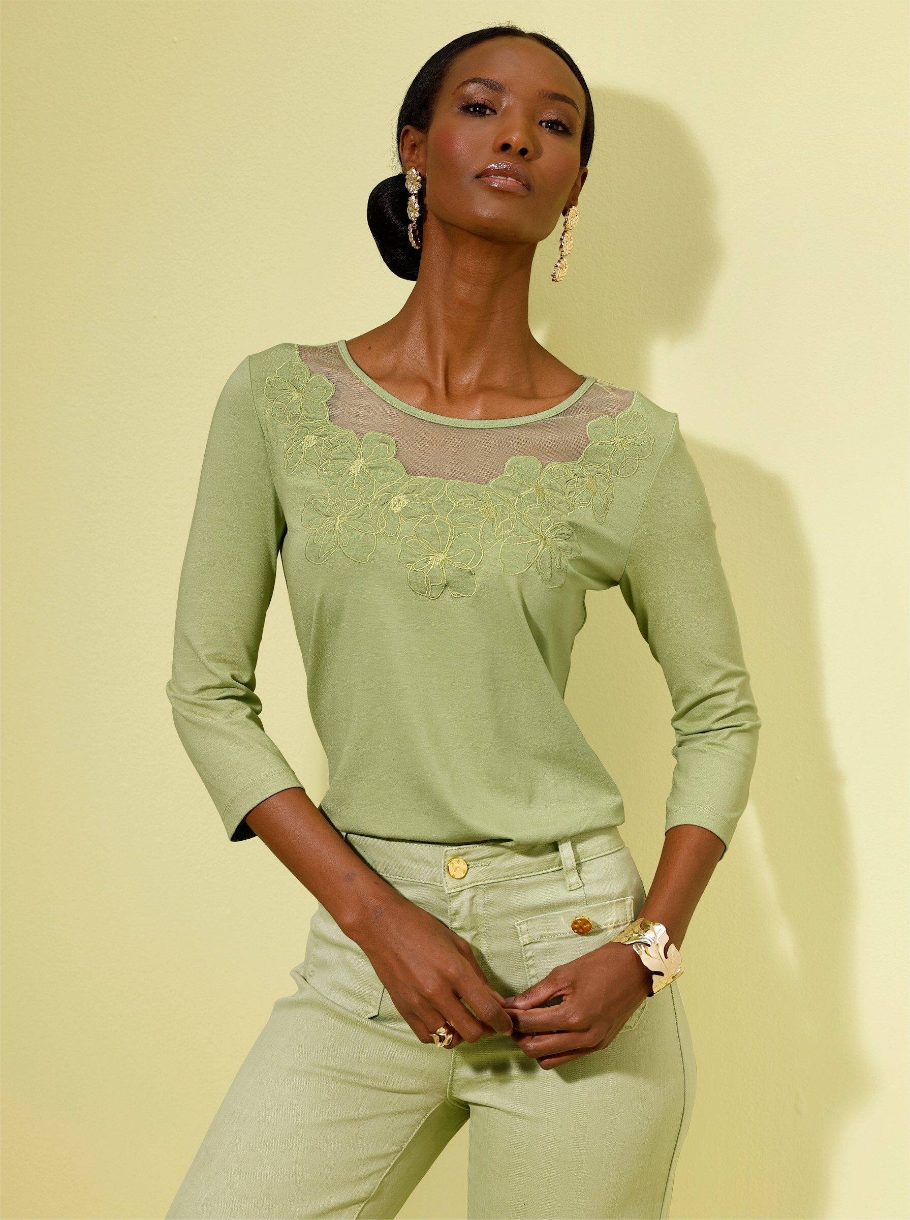 creation L T-Shirt Shirt 3/4-Arm