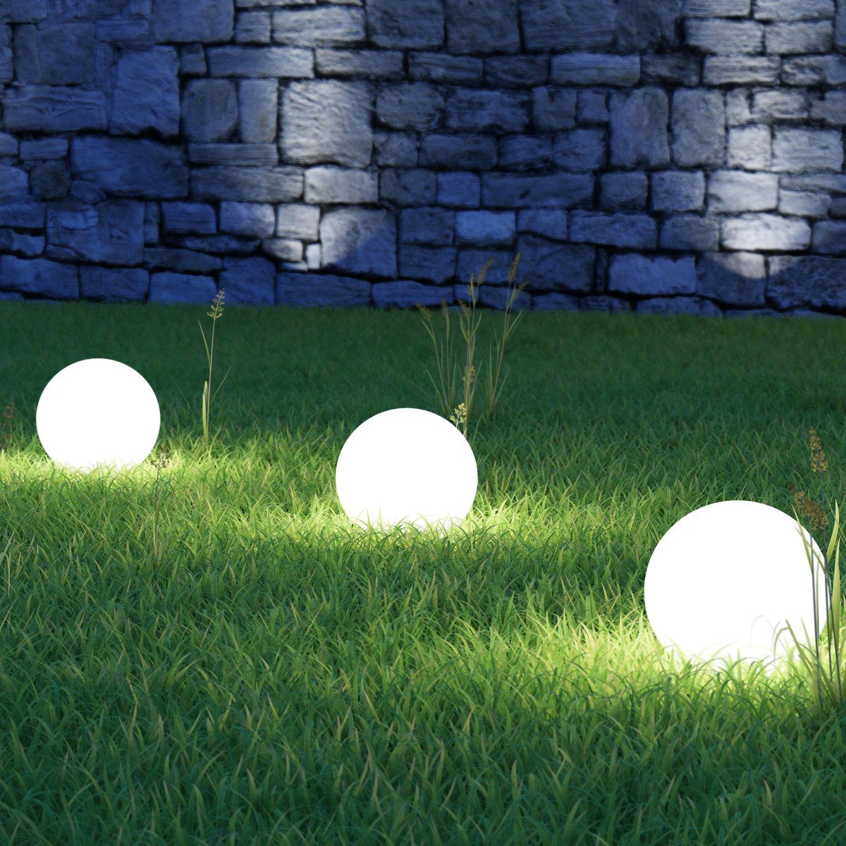 Haushalt International LED Kugelleuchte »LED Solar Kugellampe 2
