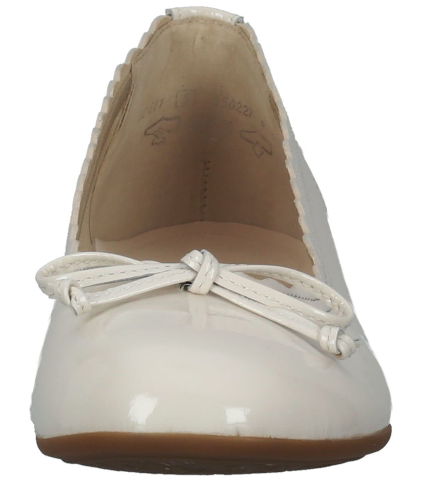 Leder Ballerina Ballerinas Hellbeige Gabor