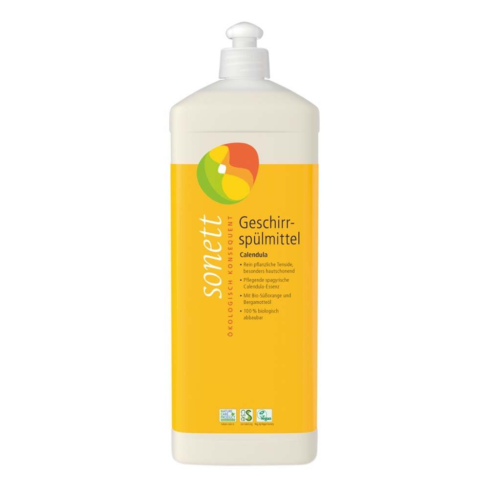 Sonett Geschirrspülmittel - Calendula Nachfüllflasche 1L Geschirrspülmittel