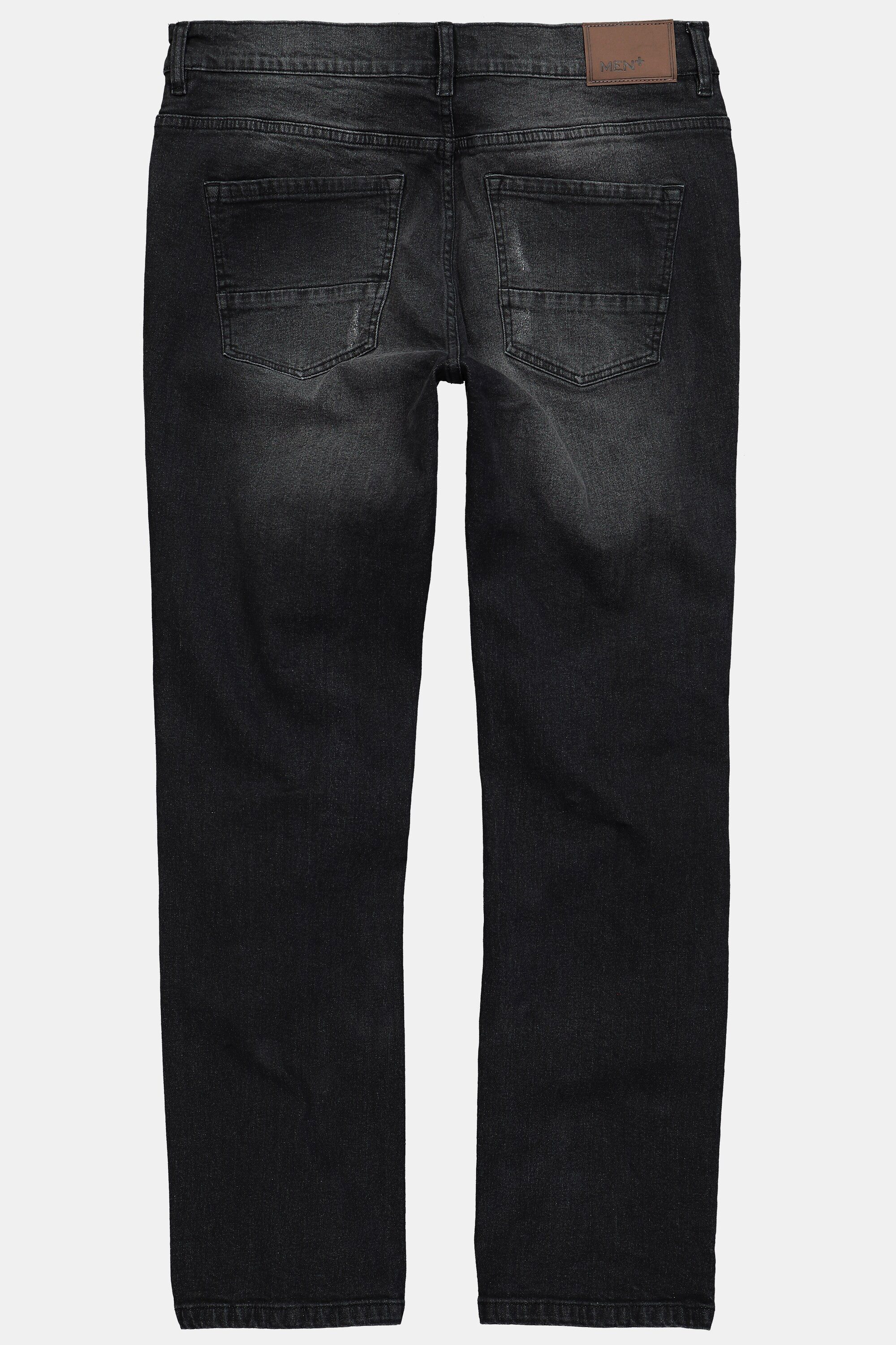 Men Plus 5-Pocket-Jeans Men+ Jeans Bauchfit Regular Fit 5-Pocket Destroys