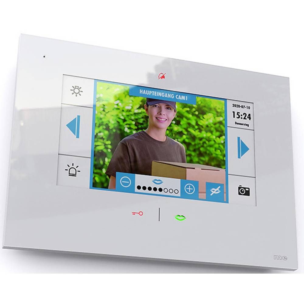 m-e Video-Türsprechanlage Video-Innenstation 17.7 cm (7) für Türsprechanlagen 41269