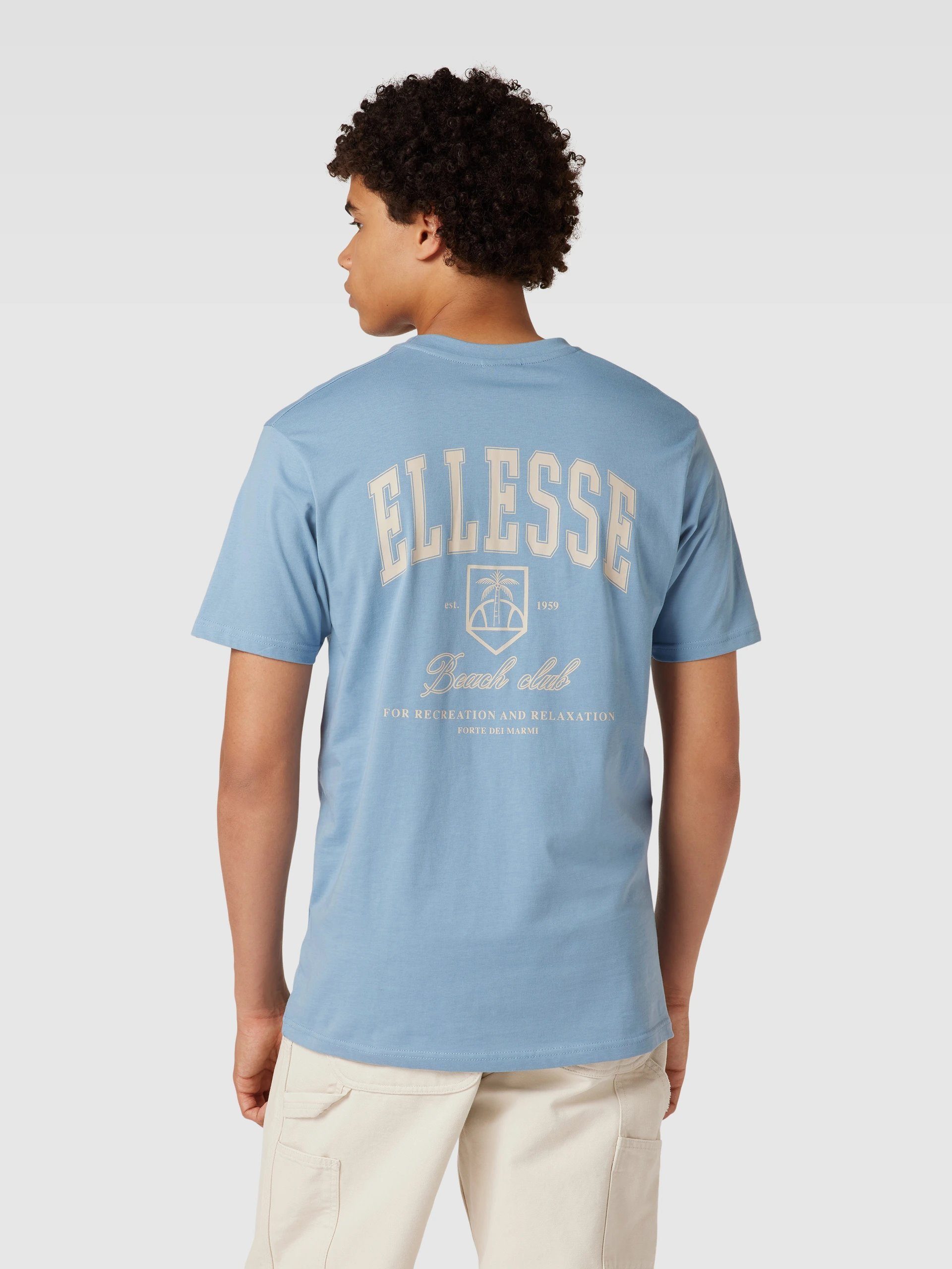 print BLANE T-Shirt Ellesse T-Shirt Hellblau -