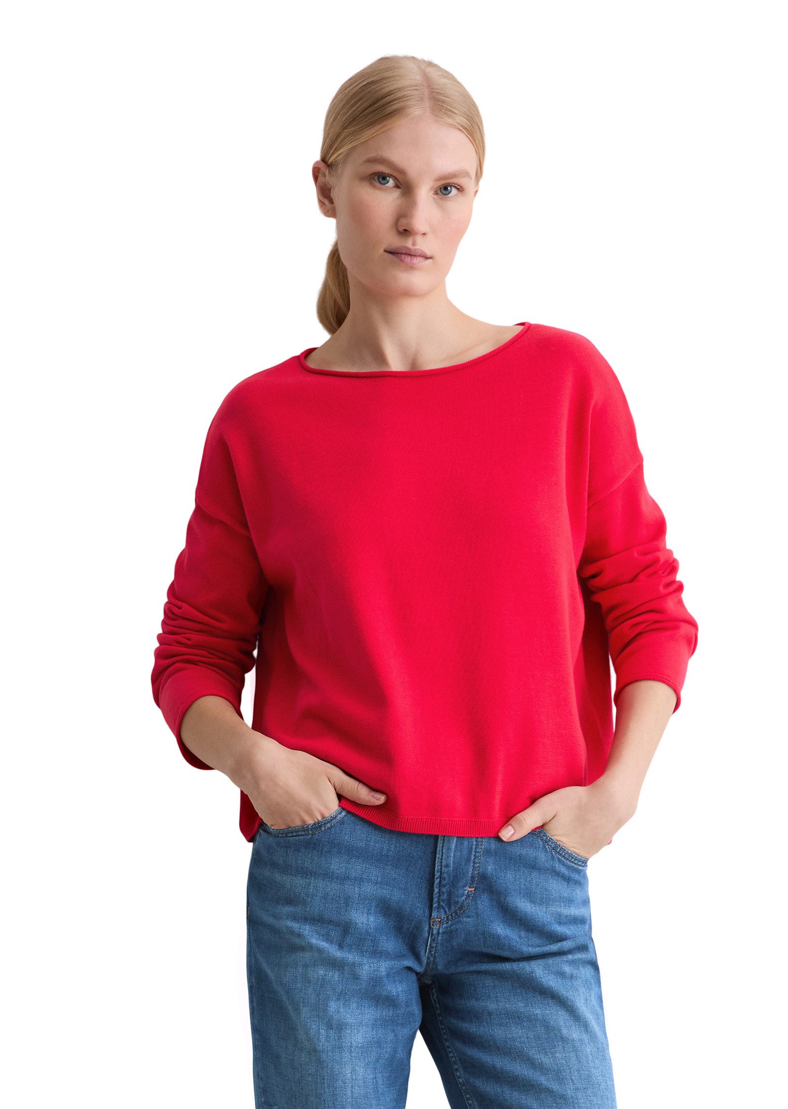 Marc O'Polo Strickpullover aus reiner Bio-Baumwolle
