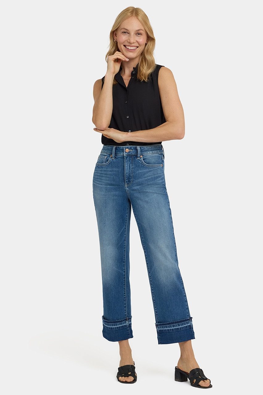 NYDJ Straight-Jeans Bailey Relaxed Straight Ankle Jeans mit High Rise