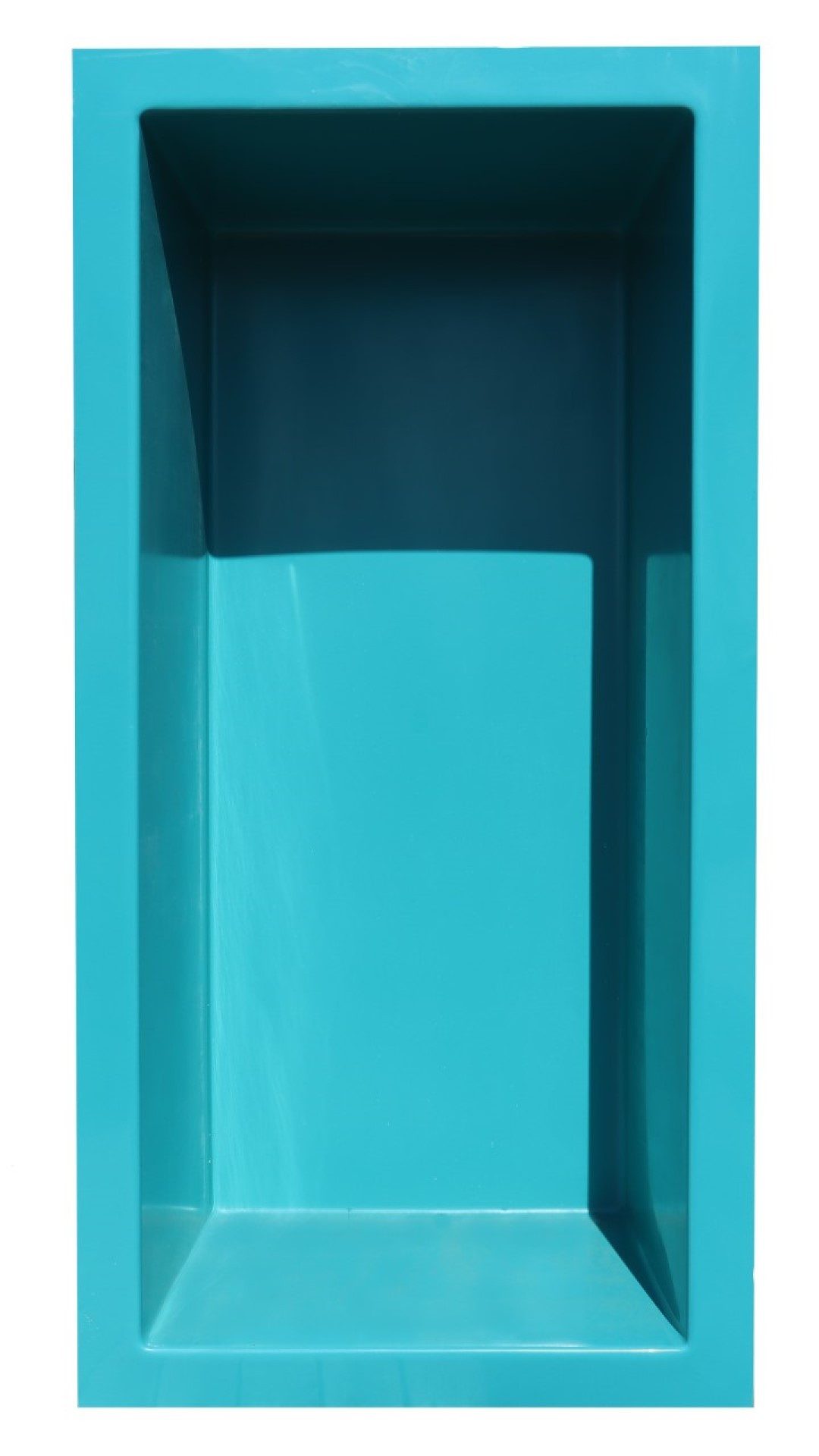 Wacredo Fertigteich GFK Rechteckbecken 200 x 100 x 60cm, BxLxH: 100x200x60 cm, 900 l, Rechteckbecken, Teichbecken, architektonisch