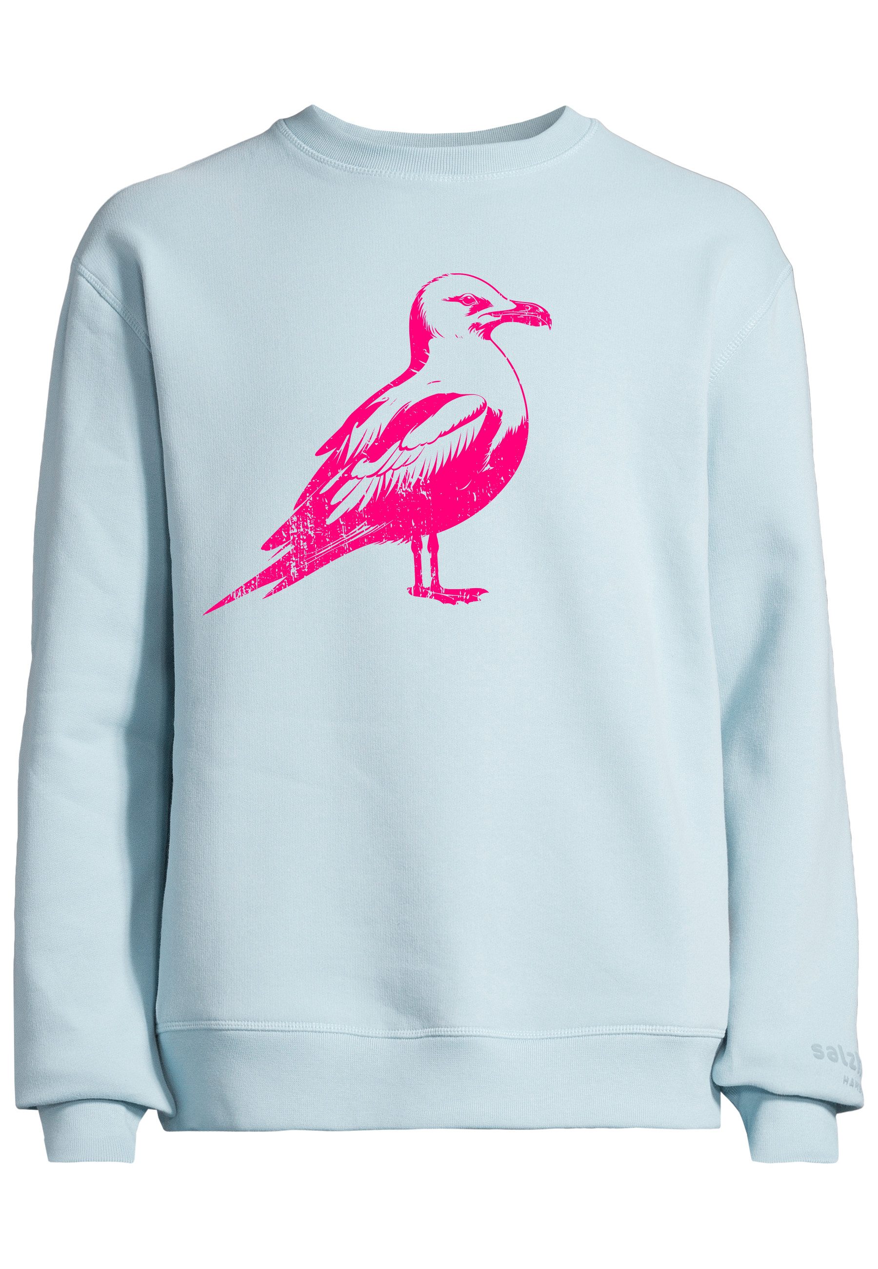 salzhaut Hoodie OLBEN UNISEX - MÖWE Unisex normale Passform salzhaut Kapuzenpullover – bequemer Fit und nordisch klares Design