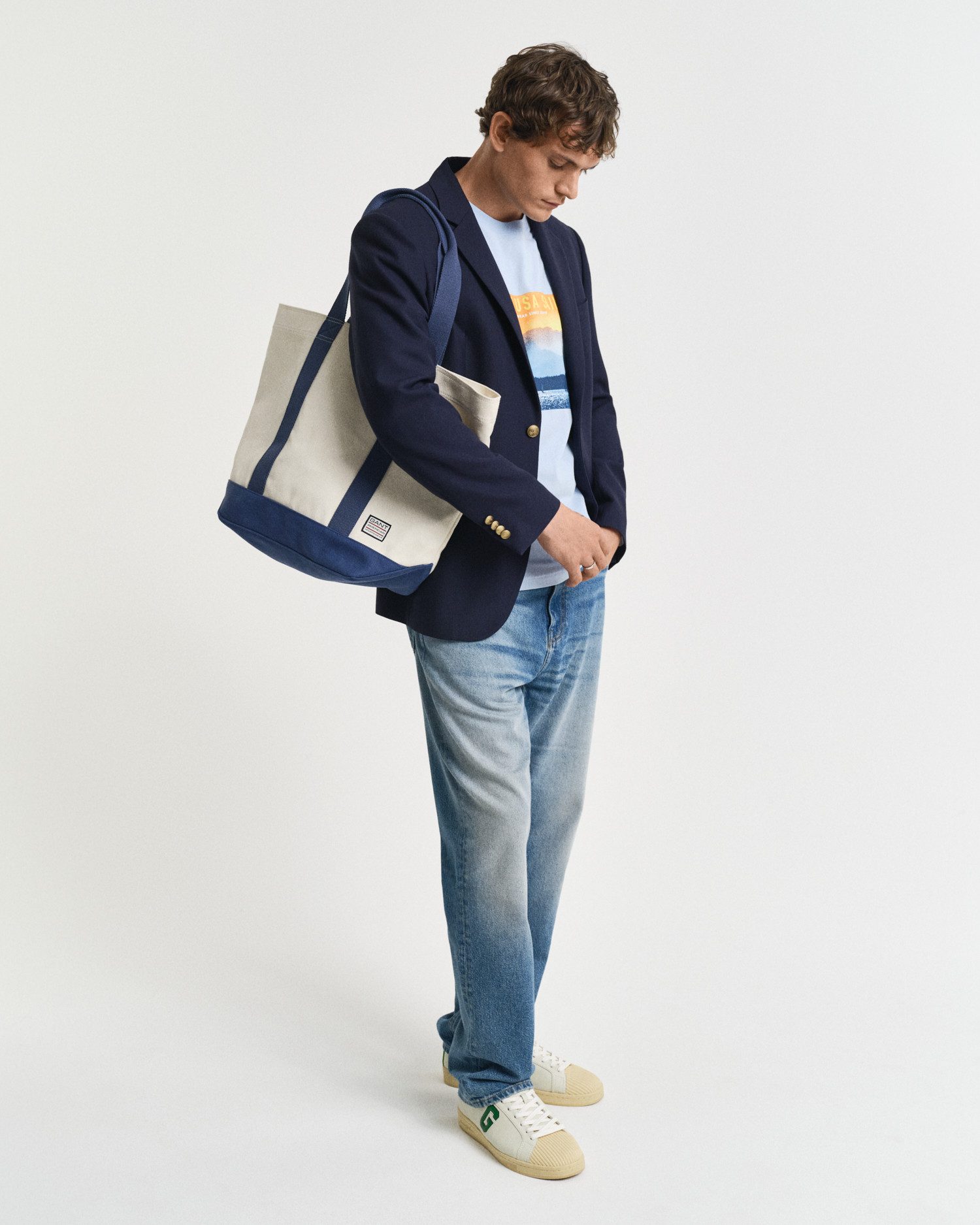 Gant T-Shirt GANT USA Sailing Print Graphic T-Shirt