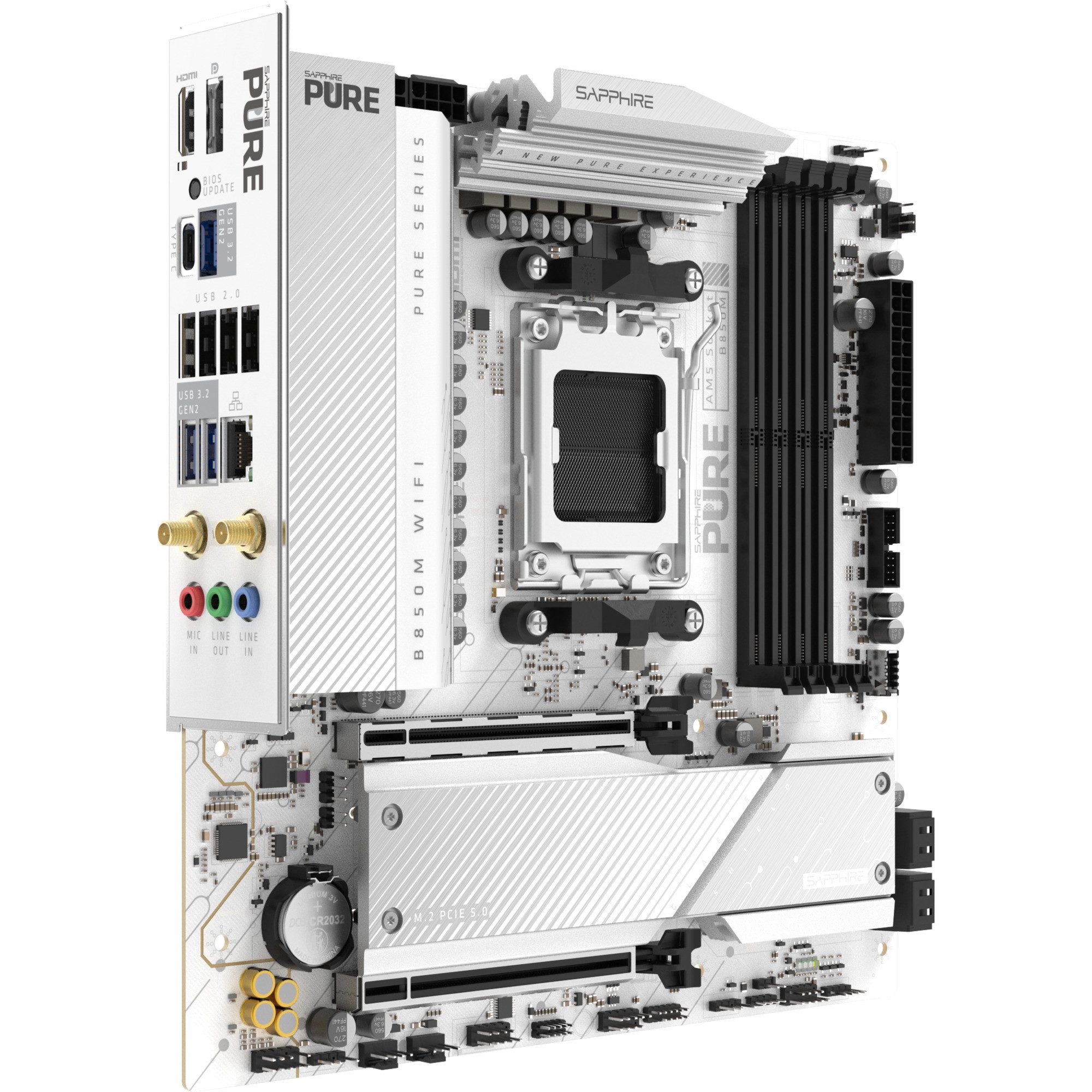 Sapphire SAPPHIRE PURE B850M WIFI, Mainboard Mainboard
