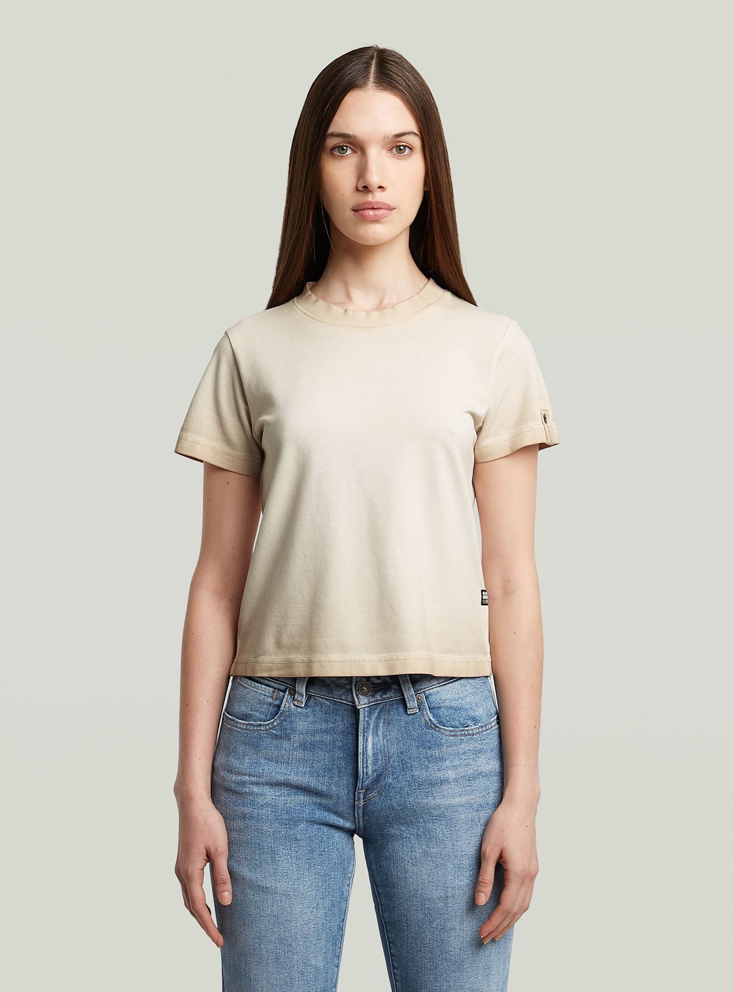 G-STAR T-Shirt Overdyed Micro Boxy Top