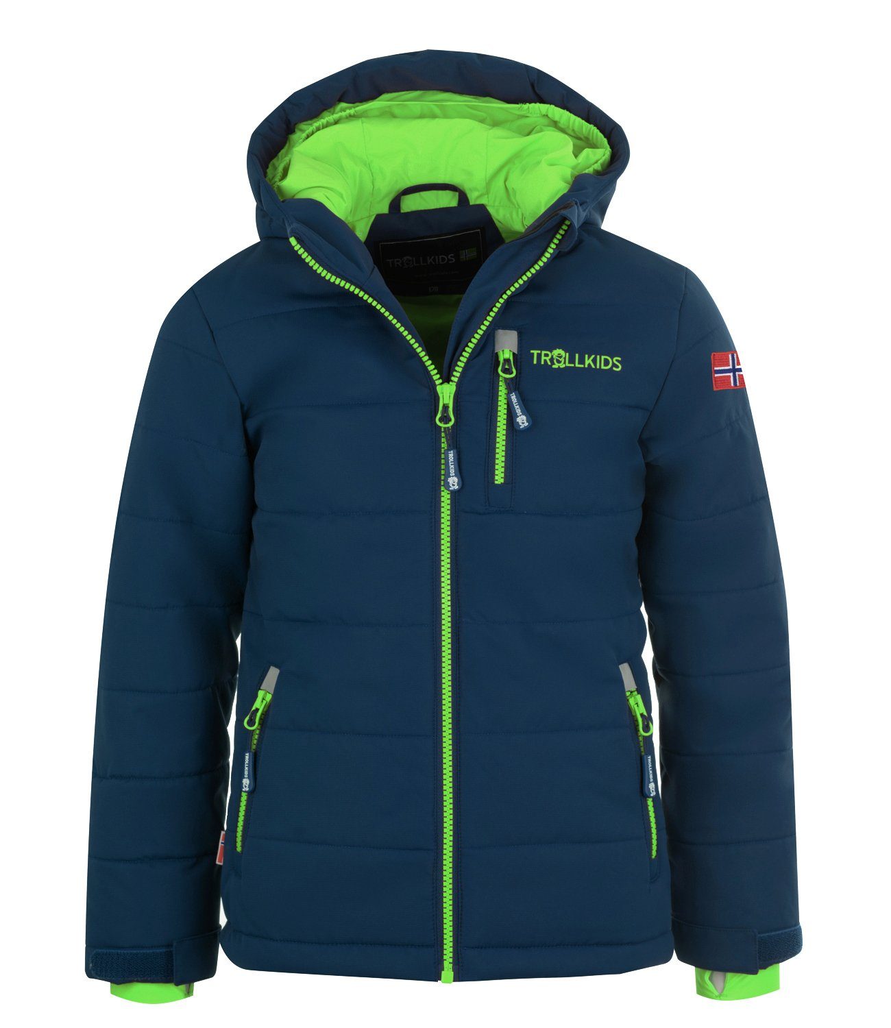 TROLLKIDS Skijacke Hemsedal XT Marineblau/Orange