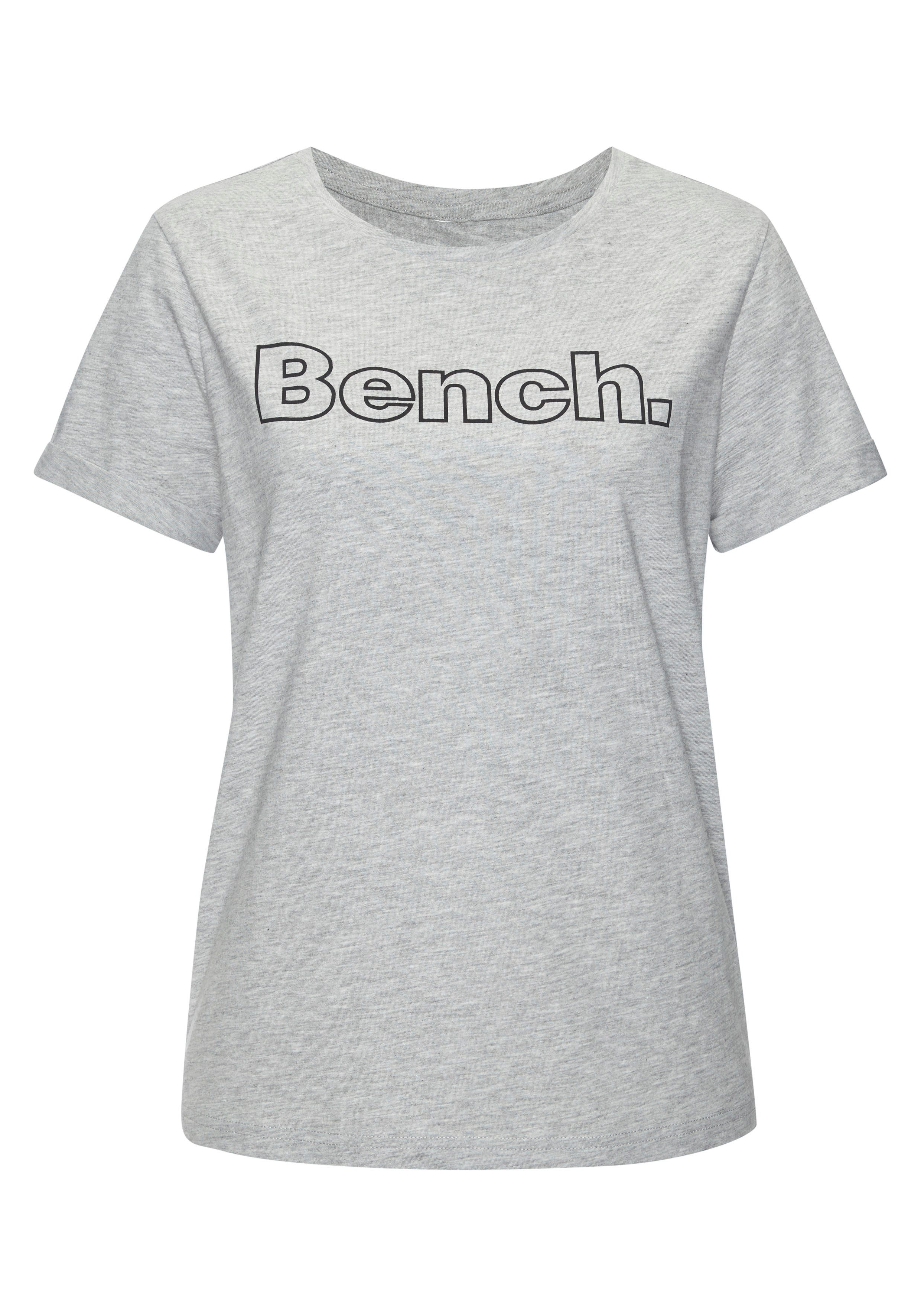 Bench. Loungewear T-Shirt (Packung, 2-tlg) im doppelpack mit Logodruck, Loungewear