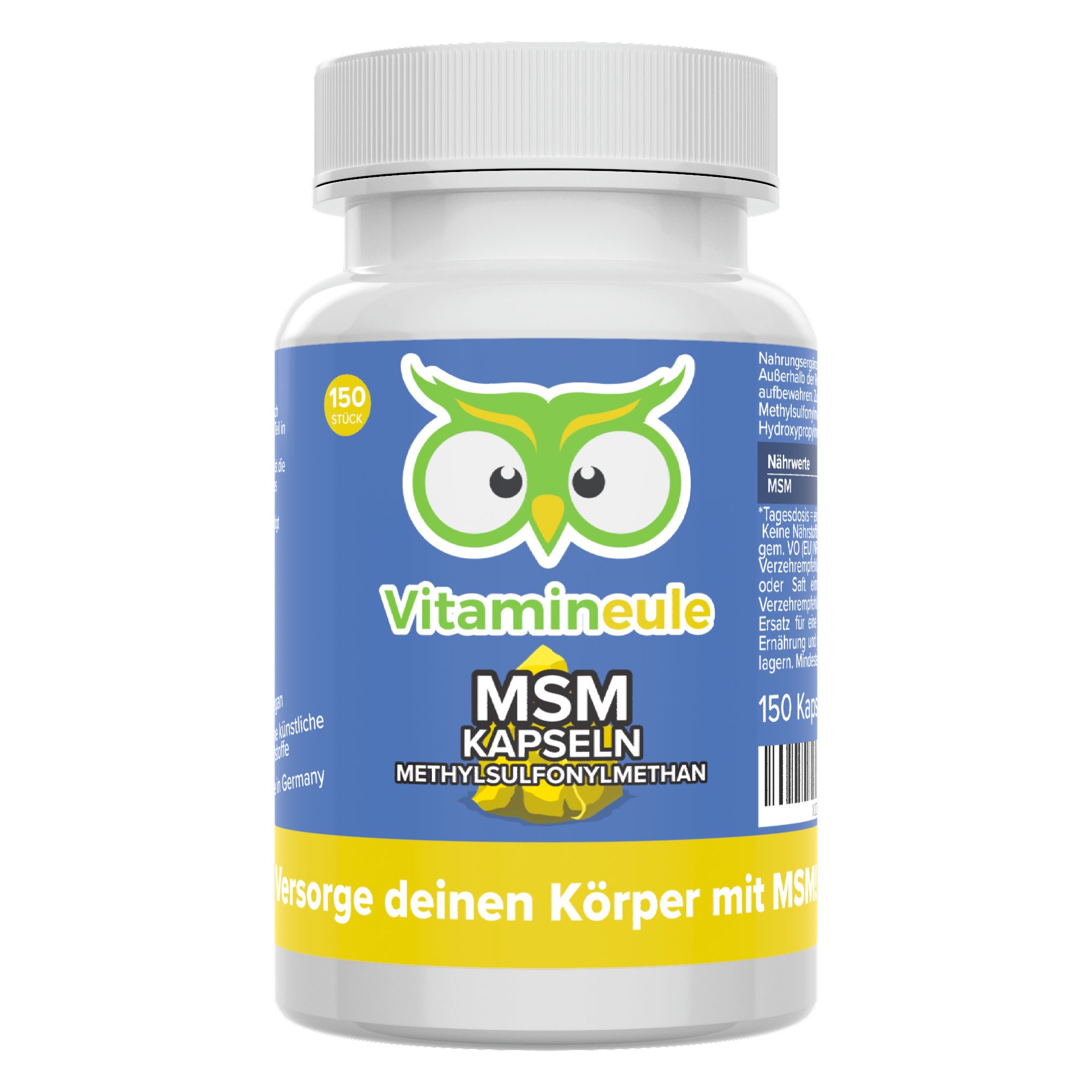 Vitamineule MSM Kapseln - 700 mg MSM - Kapsel
