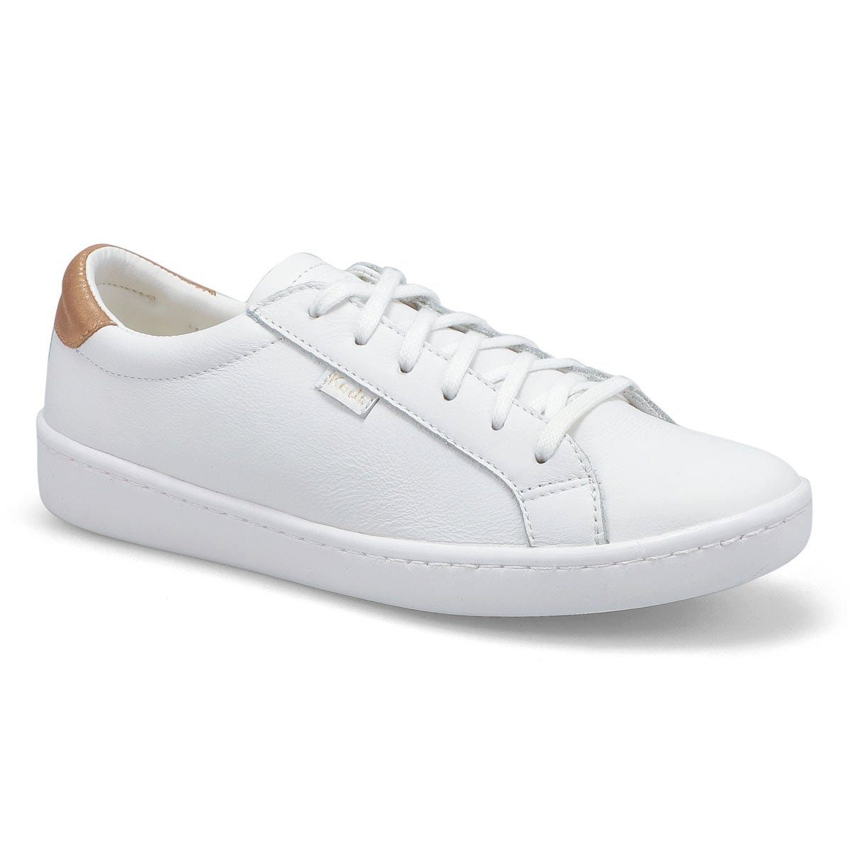 Keds Keds Ace Leather White/rosegold Sneaker