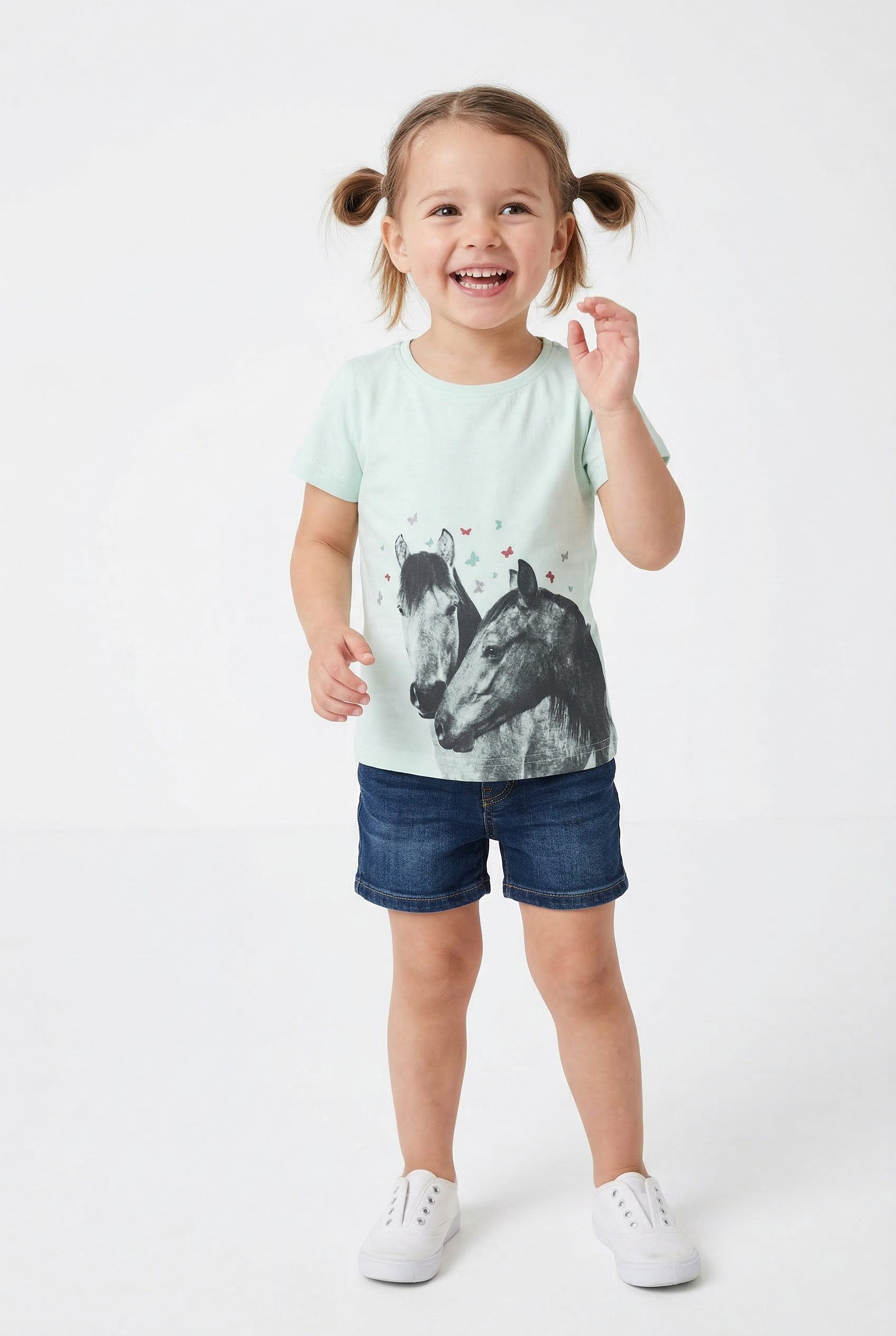 Blue Seven T-Shirt mit tollen Pferdemotiven