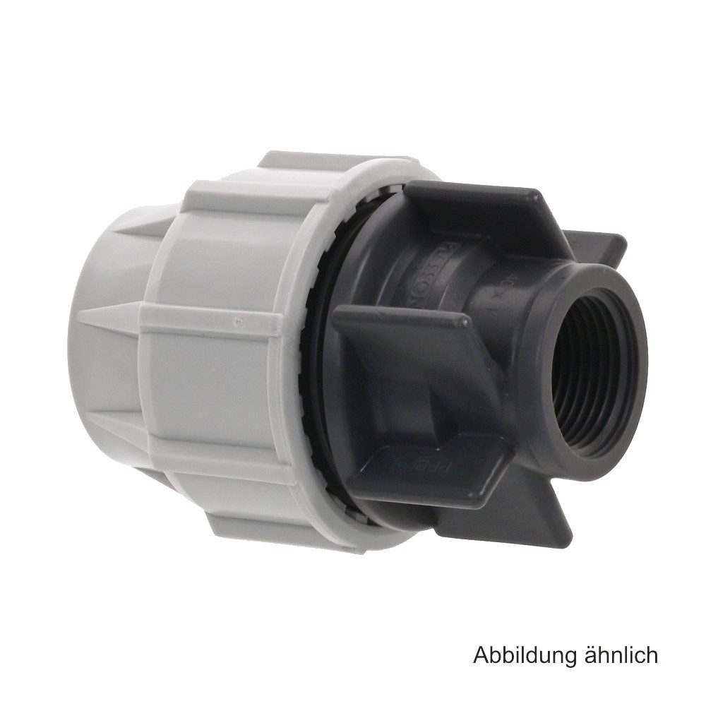 Plasson Wasserrohr Plasson Serie 18, Anschlussverschraubung mit IG, 32 mm x 1"