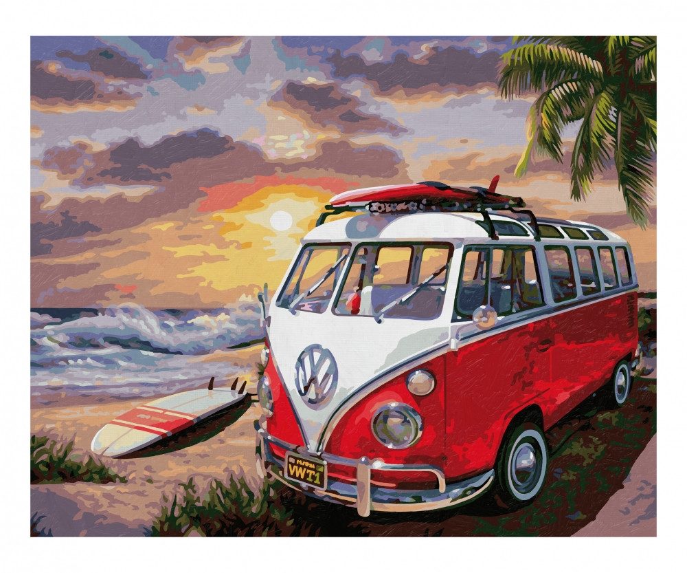 Schipper Раскрась по номерам Schipper Malen Nach Zahlen Volkswagen T1