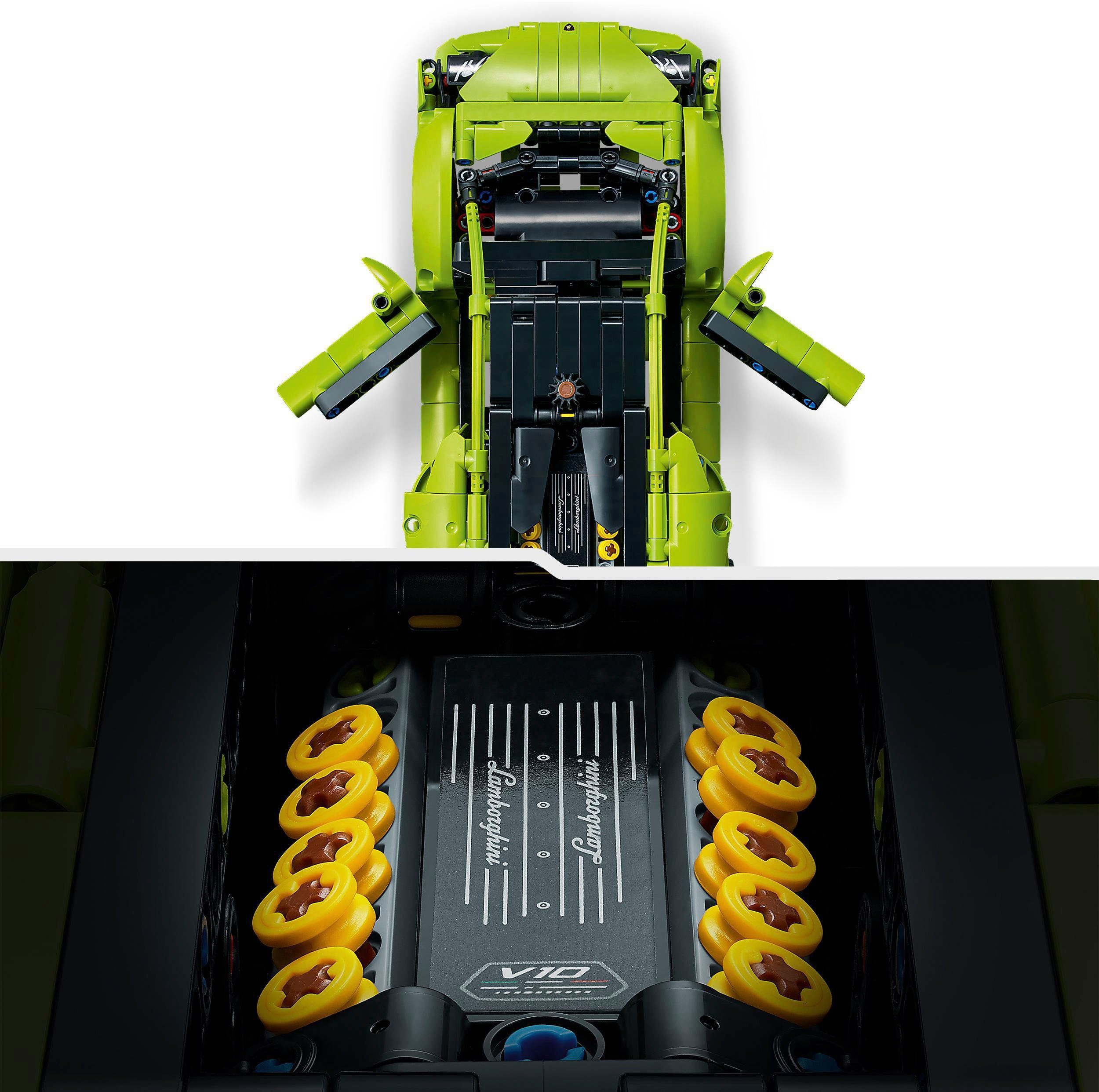 LEGO® Lamborghini Huracán Tecnica (42161), LEGO® Technic Konstruktionsspielsteine, (806 St), Made in Europe