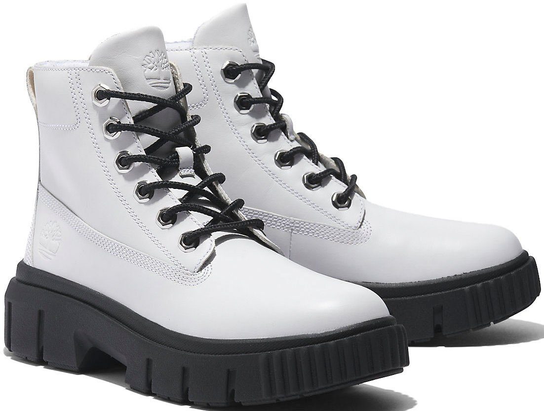 Leather Greyfield Timberland weiß Schnürboots Boot