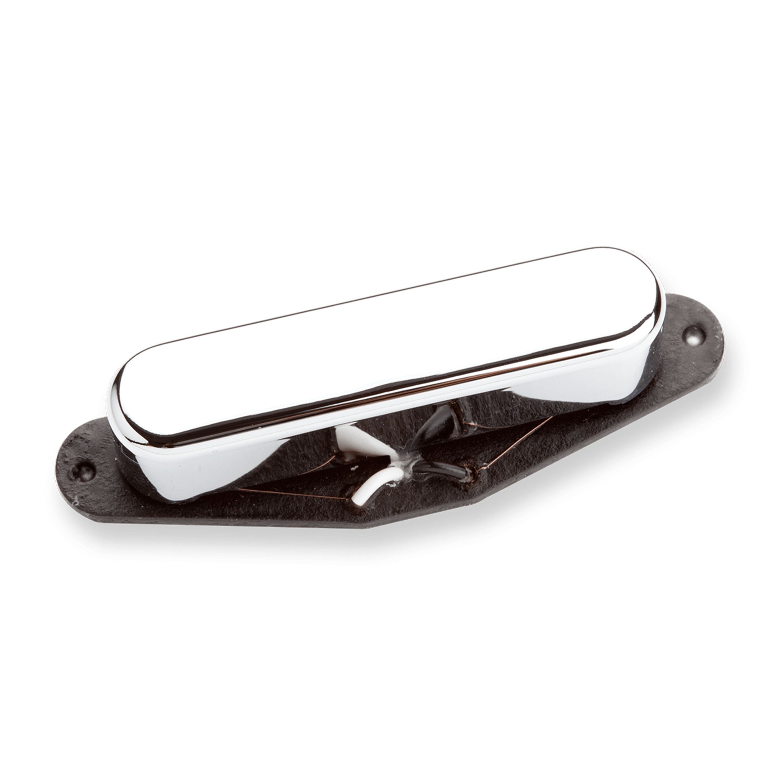 Seymour Duncan Tonabnehmer, (STR-3 Quarter Pound Tele Neck Chrome, E-Gitarre Tonabnehmer, Single-Coil), STR-3 Quarter Pound Tele Neck Chrome - Single Coil Tonabnehmer für