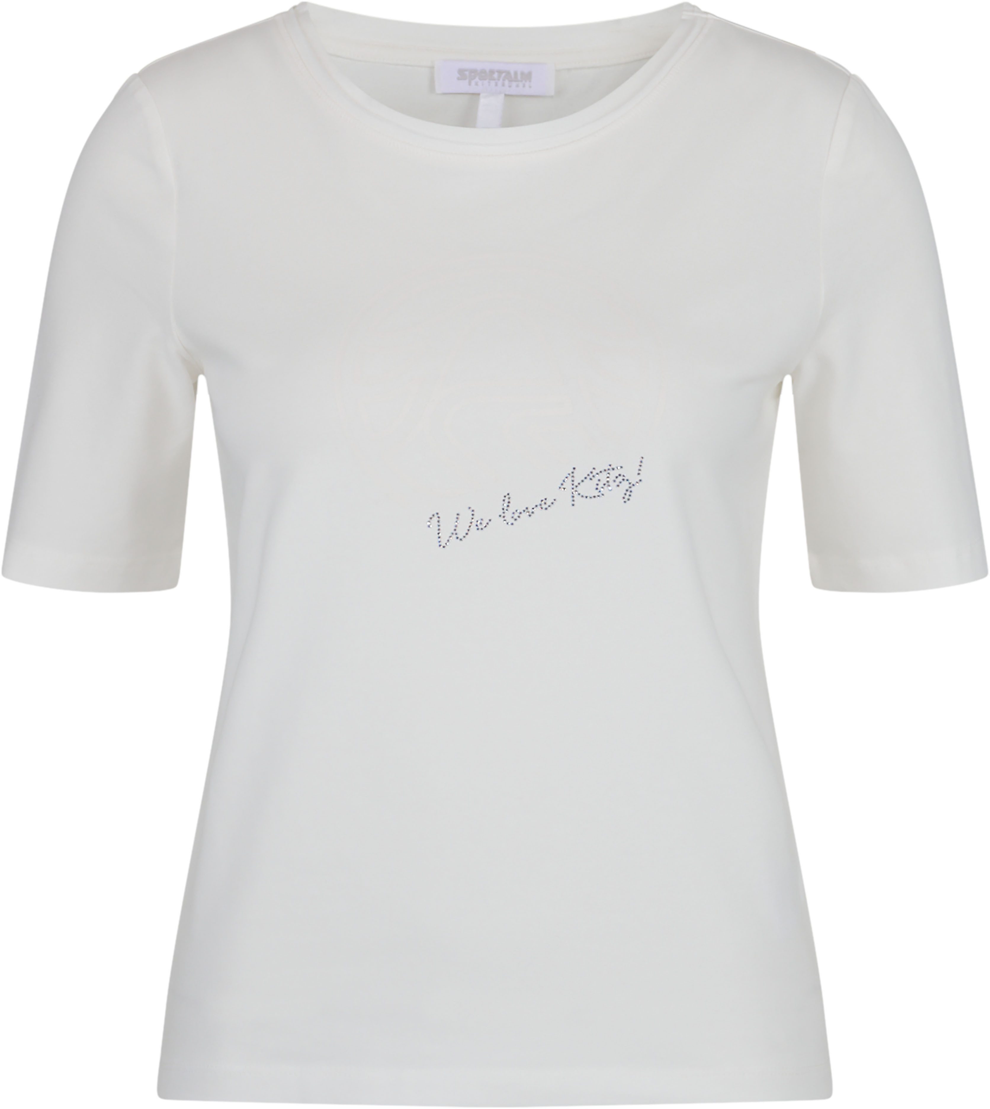 Sportalm Kitzbühel Rundhalsshirt mit schimmerndem Frontprint günstig online kaufen