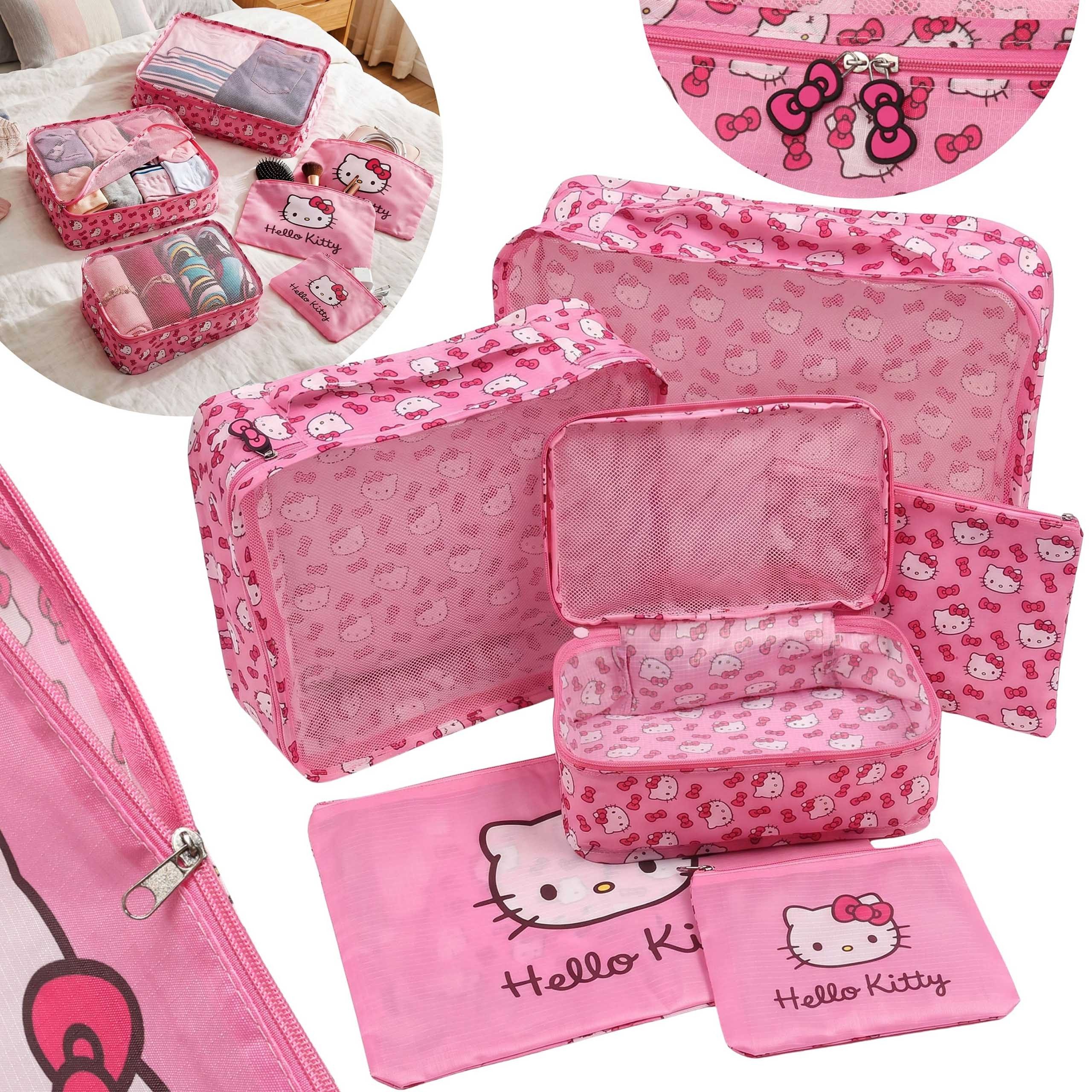 Sarcia.eu Kofferorganizer Hello Kitty Reise-Organizer-Set für Koffer, 6-teilig