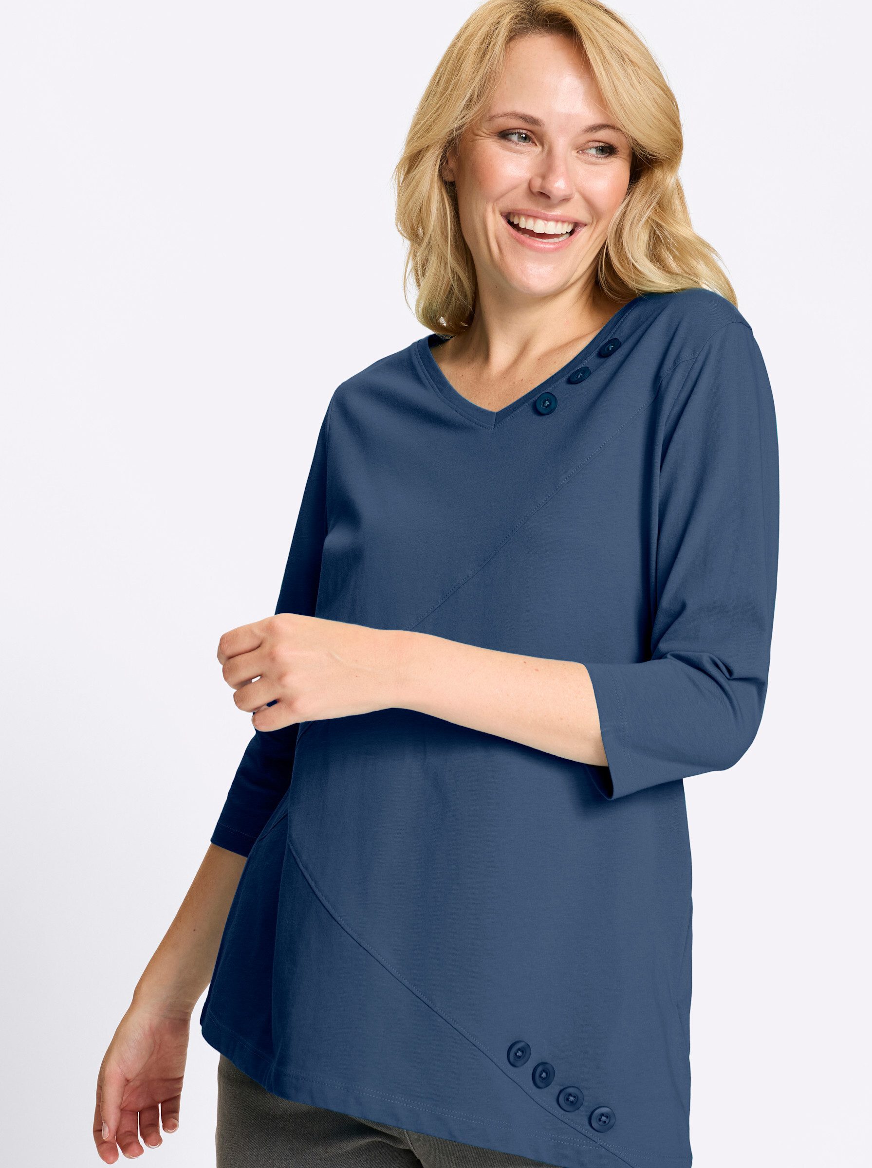 Sieh an! T-Shirt Longshirt 3/4-Arm – Bild 5 von 5